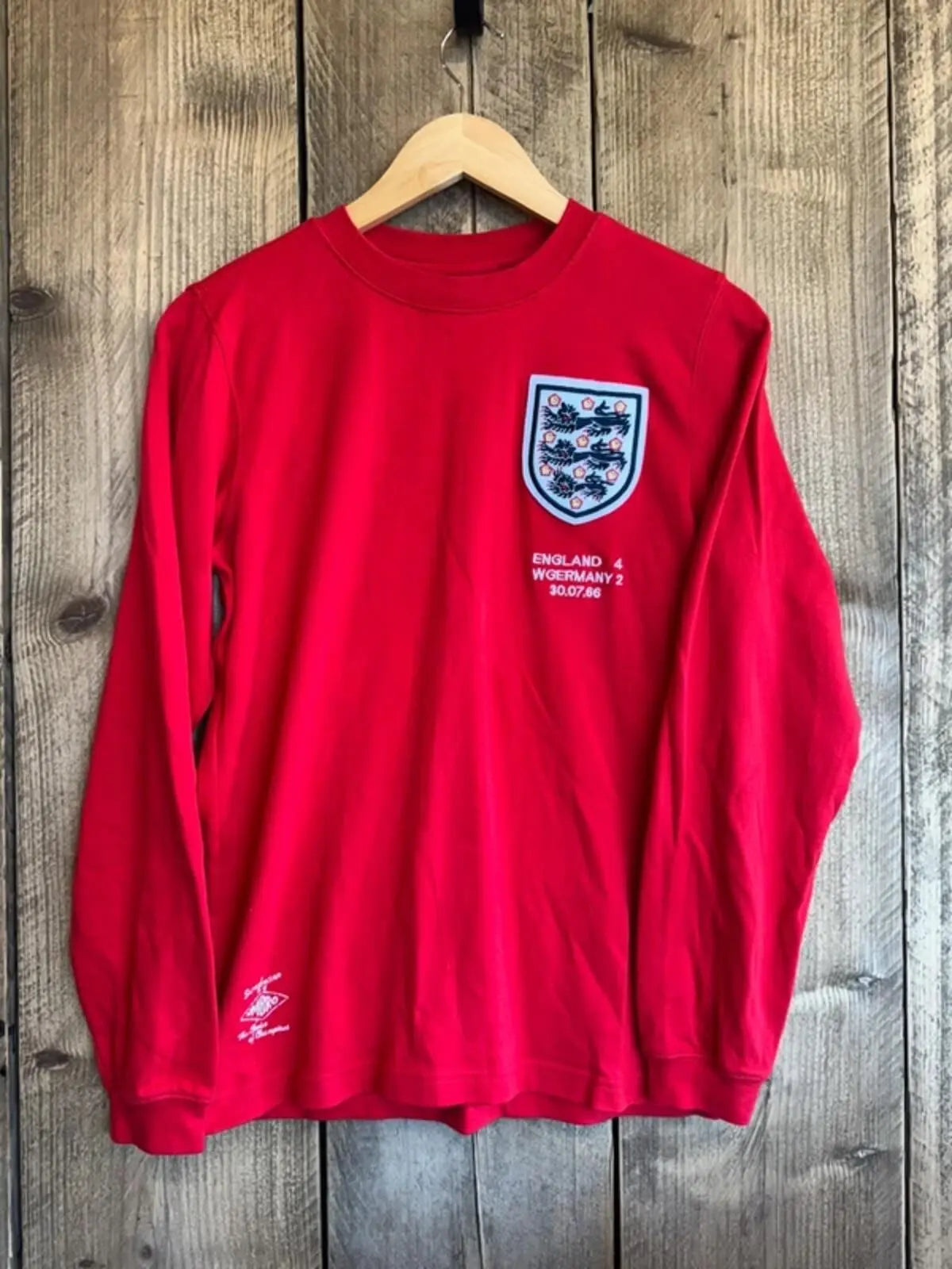 Vintage Umbro England Football Top Limited Edition Men’s Small women’s 8/10 #354