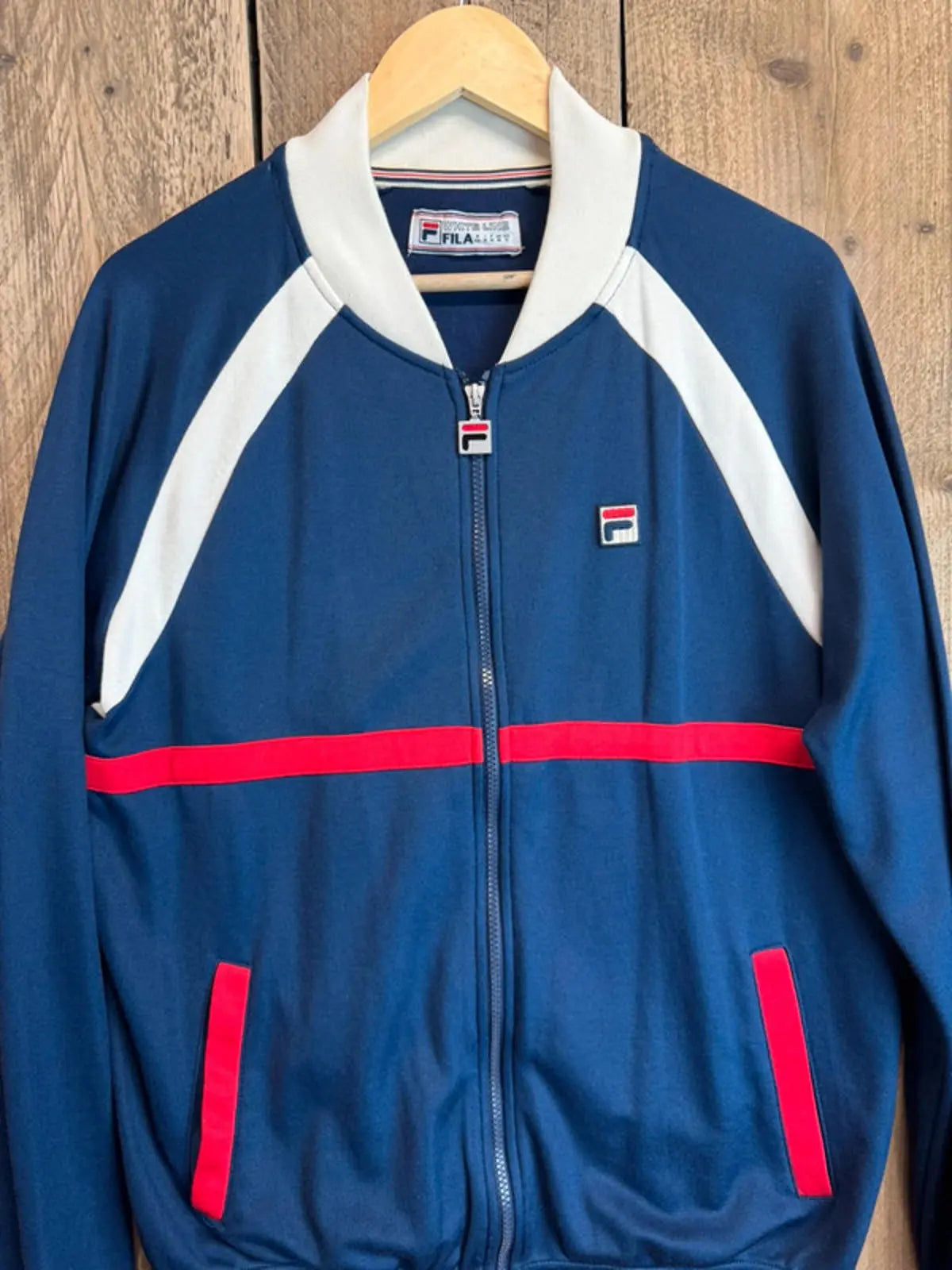 Fila Men’s Tracksuit Top Medium Retro Fila