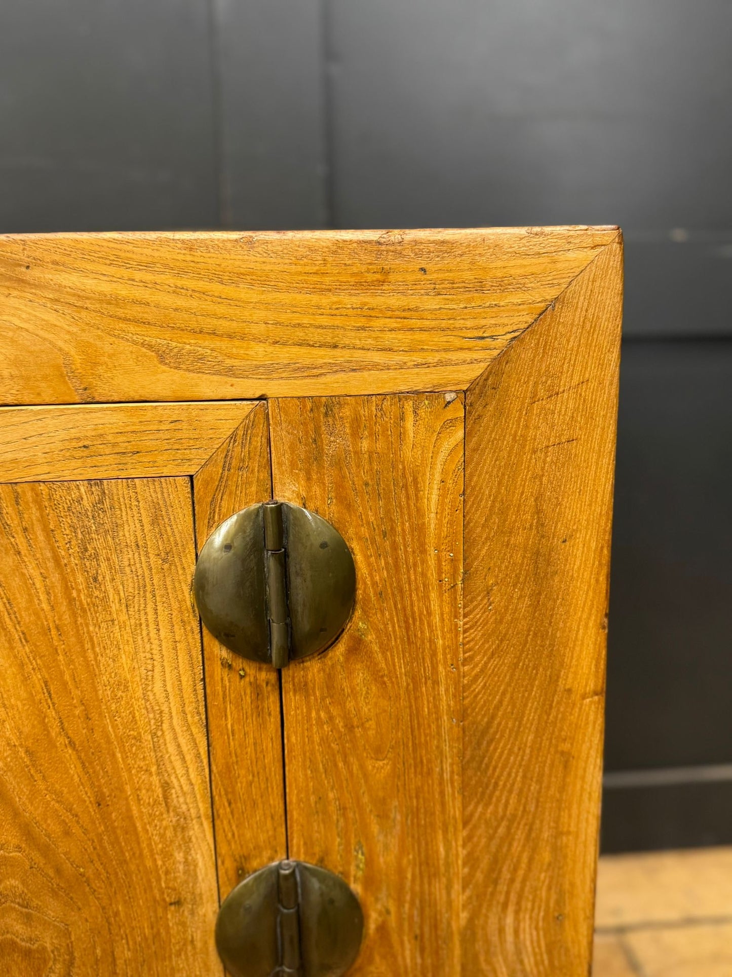 Large Chinese Elm Sideboard Cupboard Console TV Stand