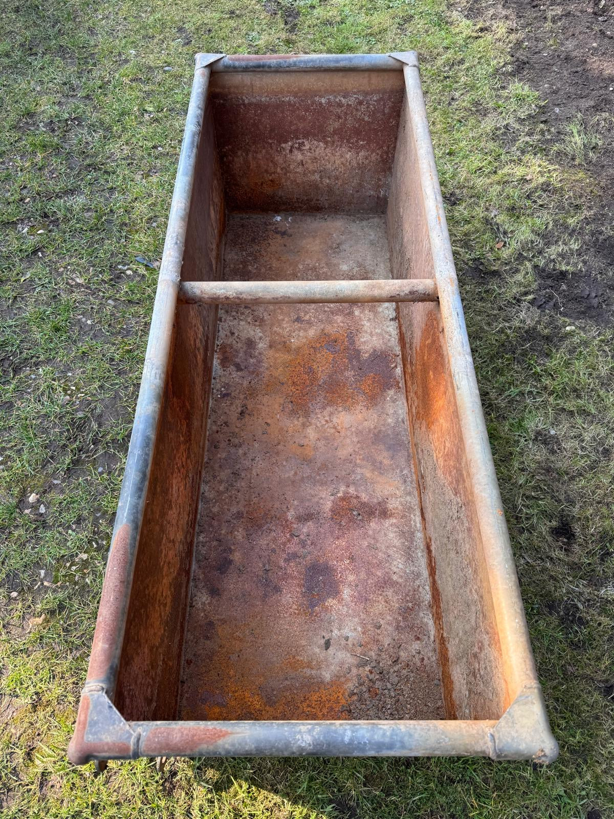 Reclaimed Galvanised Trough Planter /  Raised Bed Plant Tree Shrub Herb Pot BB