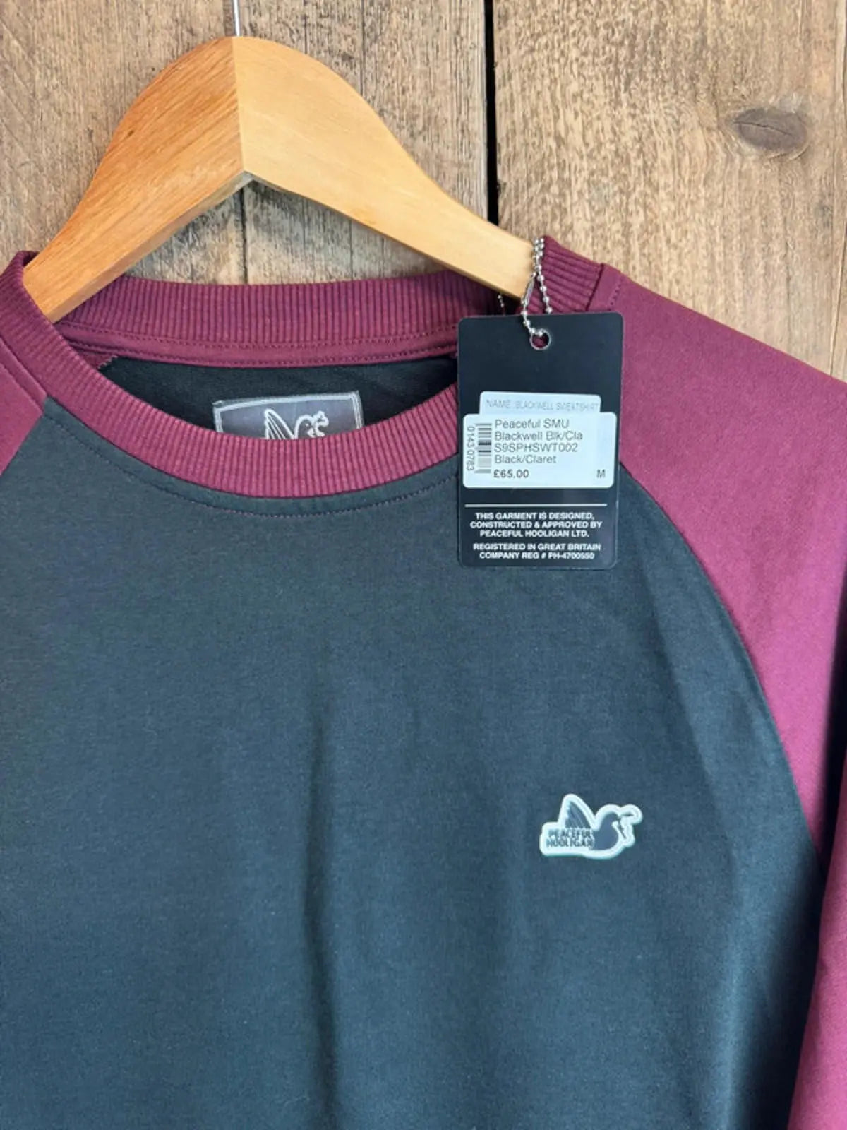 Peaceful Hooligan Men’s Jumper Top Brand New Medium Peaceful Hooligan