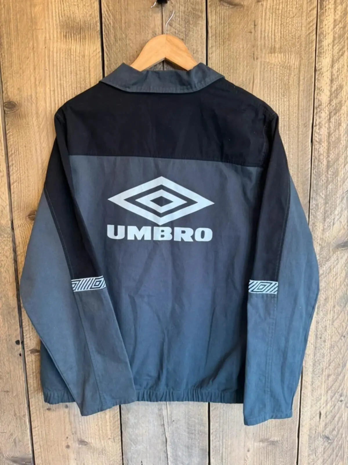 Classic Umbro Drill Tracksuit Top Jumper Sweater Medium #353