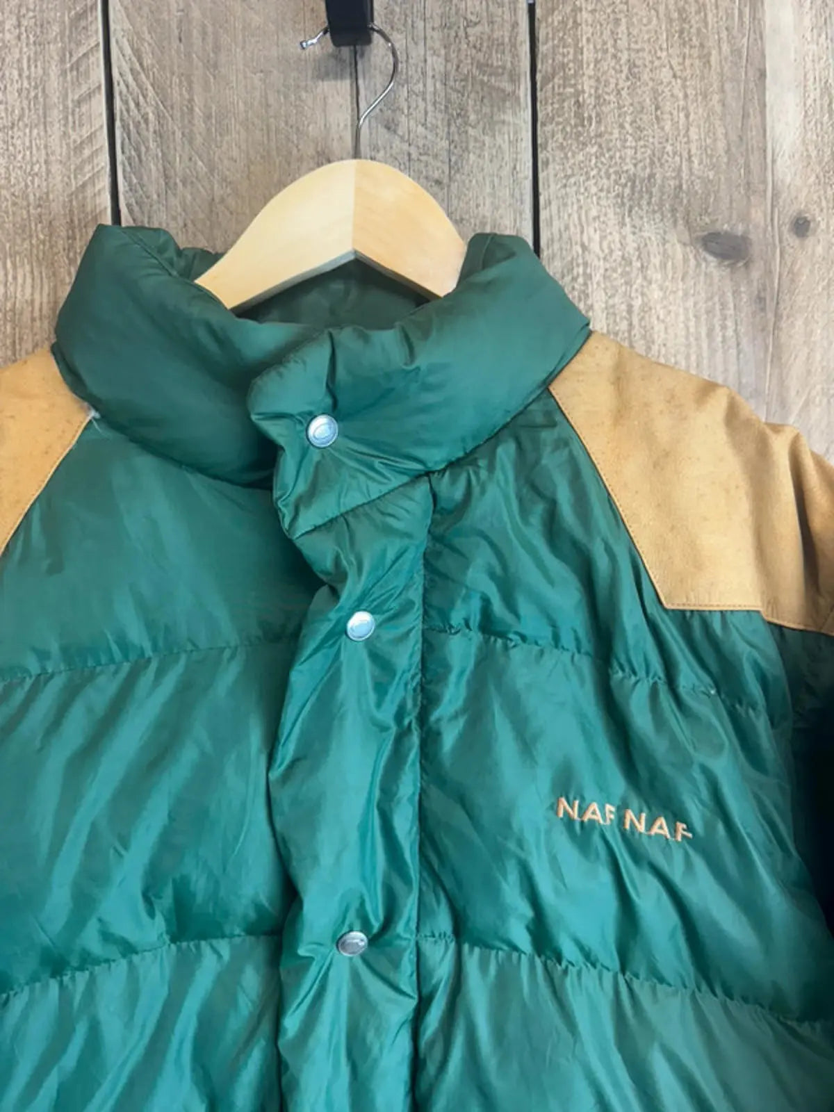 Rare vintage Naf Naf puffer Jacket body warmer Gilet XL 1990s NAF NAF