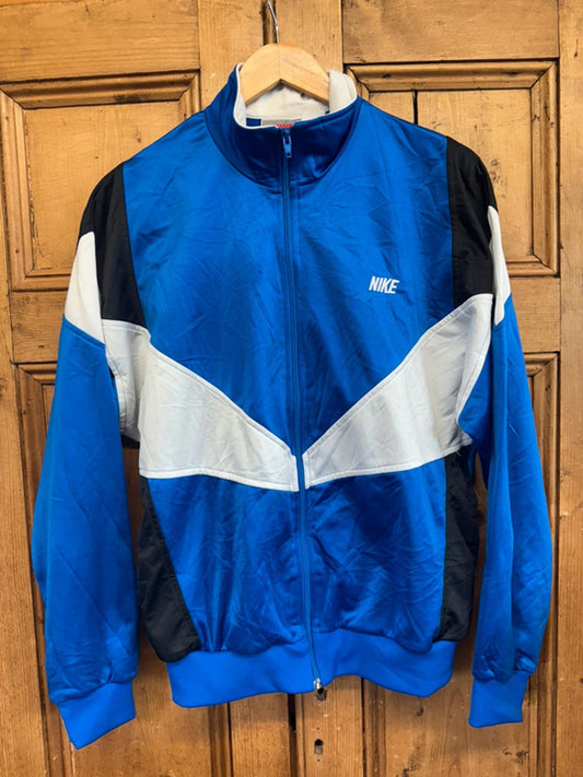 Vintage 1980s Original Nike Tracksuit Top Mens Medium Jumper Sweater