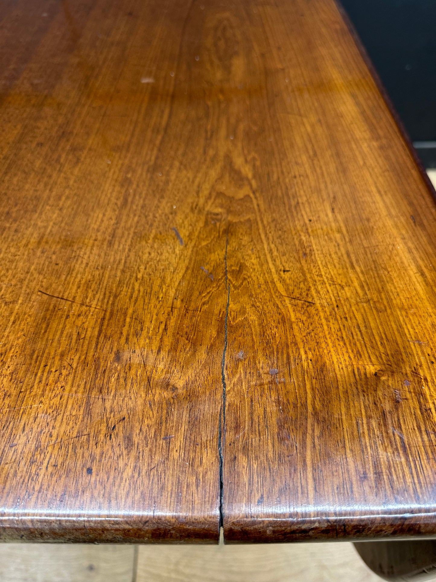 Antique Georgian Mahogany Side Table / Drop Leaf Extending Table /Sideboard