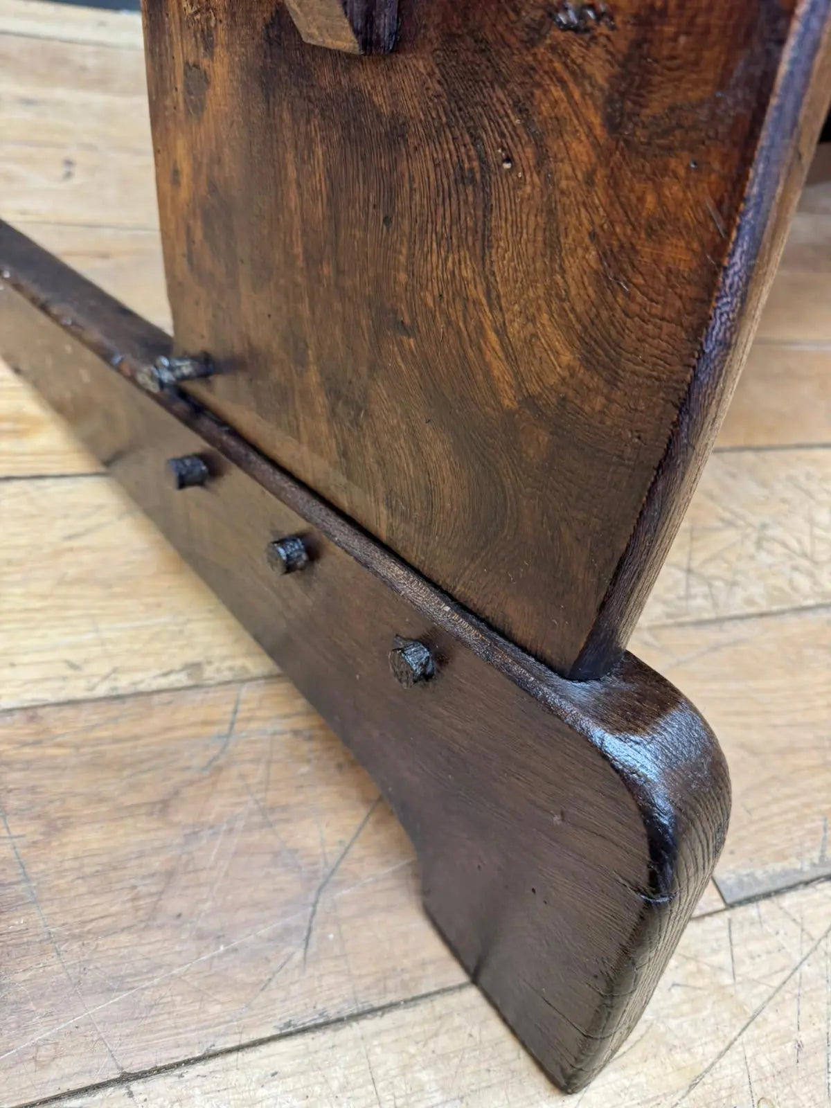 Arts & Crafts Elm Settle Bench Hall Seat Pew Antique Furniture 144cm RUSTIC WAREHOUSE NORFOLK