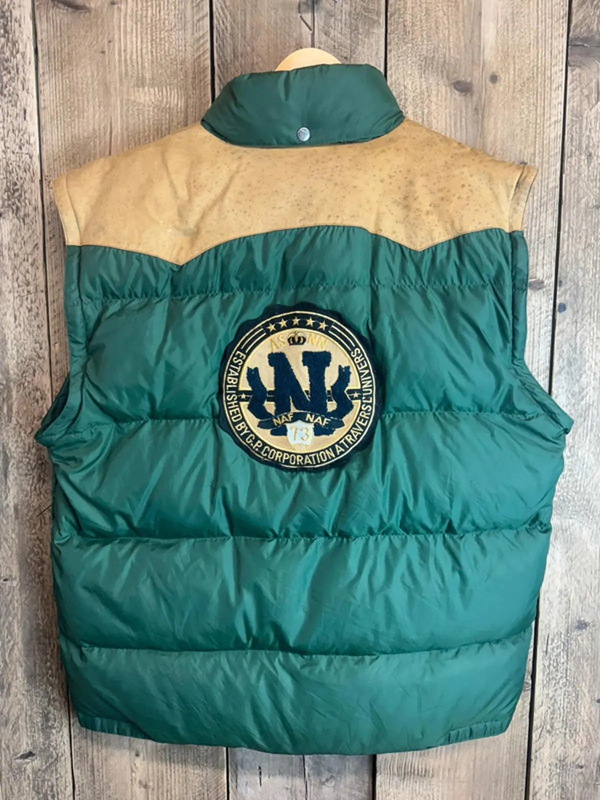 Rare vintage Naf Naf puffer Jacket body warmer Gilet XL 1990s NAF NAF