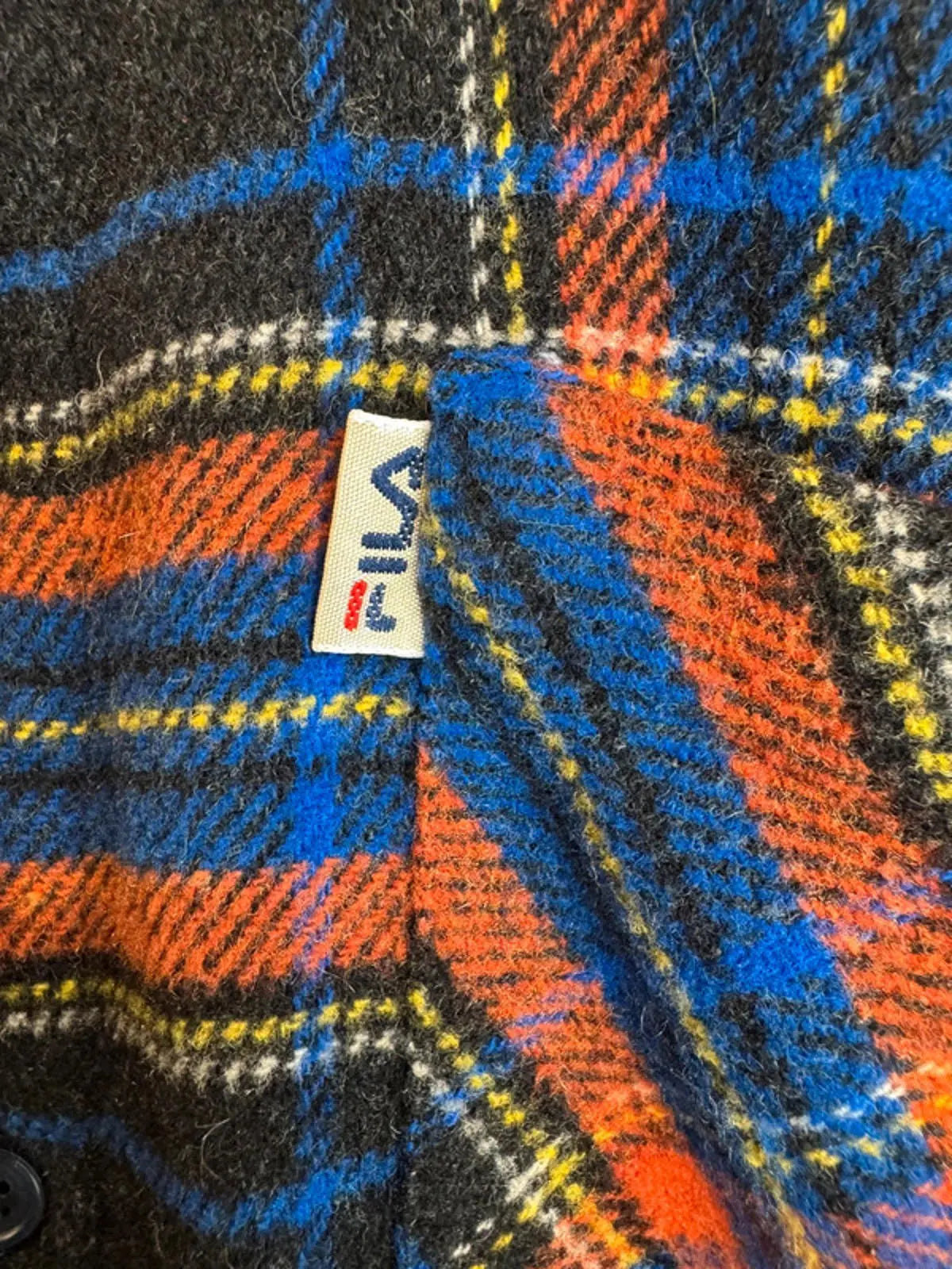 Rare Fila flannel shirt from the 90s . Made in Italy. Mens large Fila