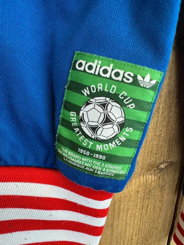 Vintage Adidas Originals England 1966 Football World Cup Tracksuit Top Large 366