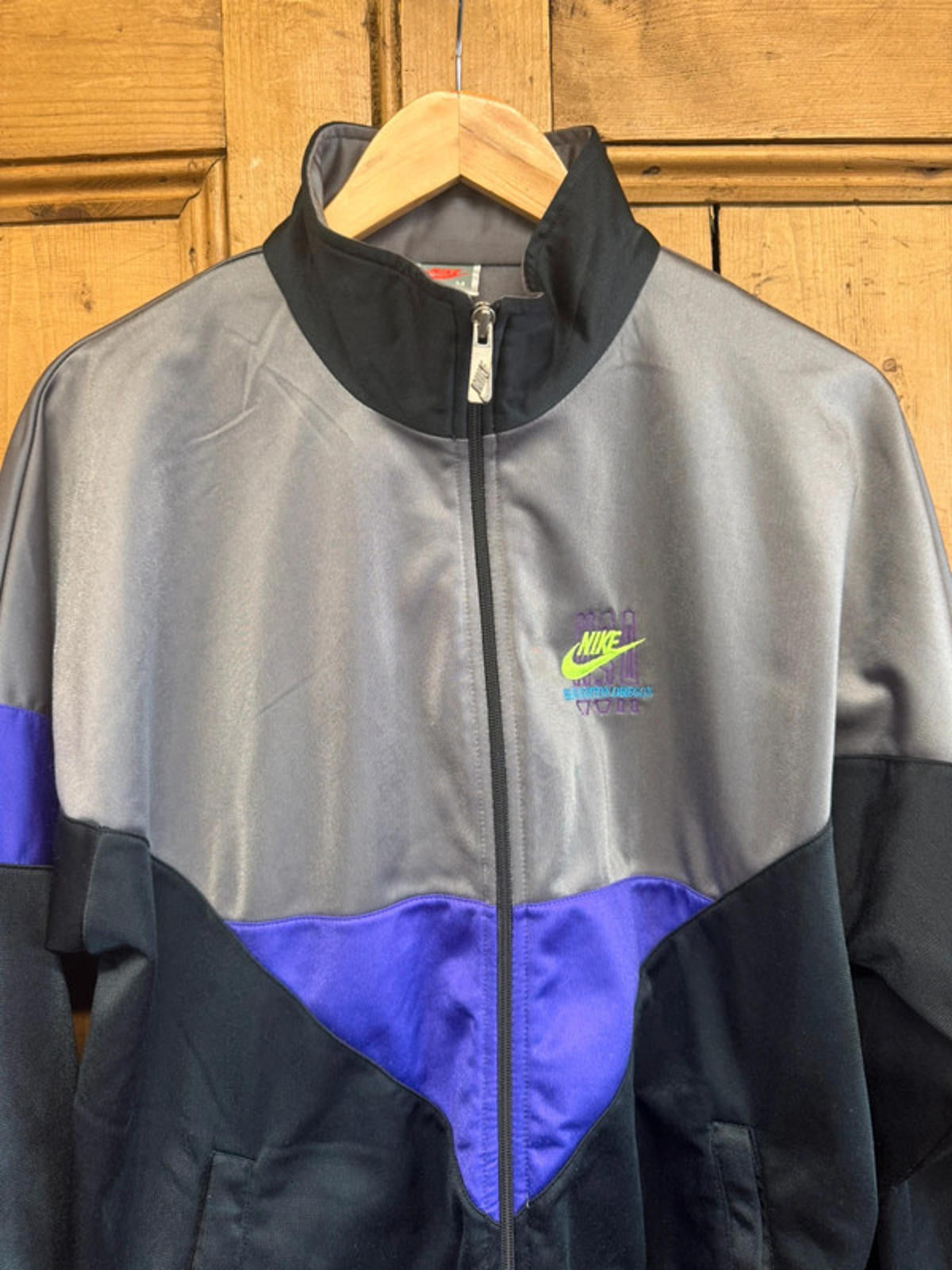 Vintage Original 1980s Nike Tracksuit Top Jumper Sweater