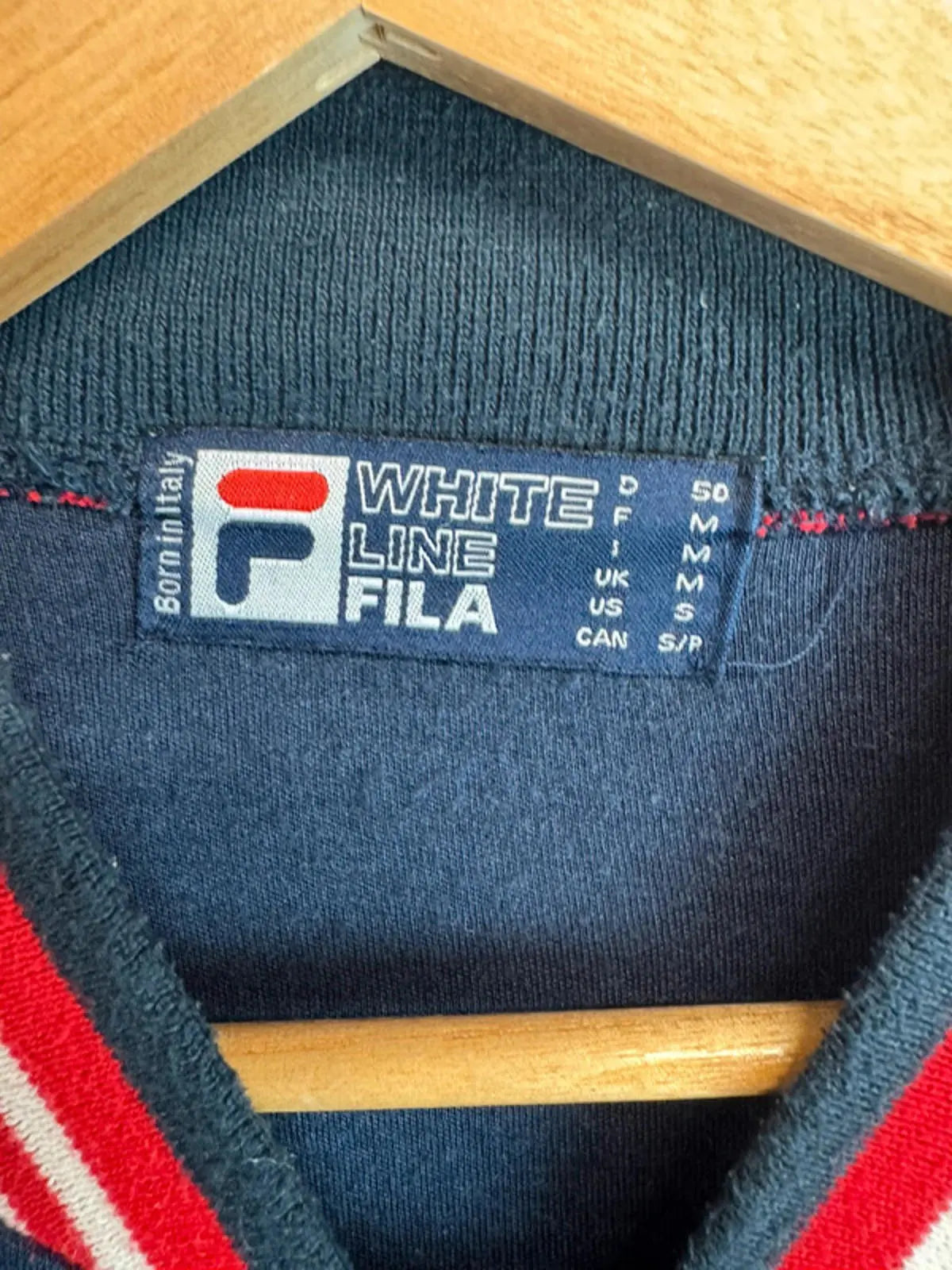 Vintage Fila Retro Tracksuit Top Jumper Jacket Mens Medium Fila