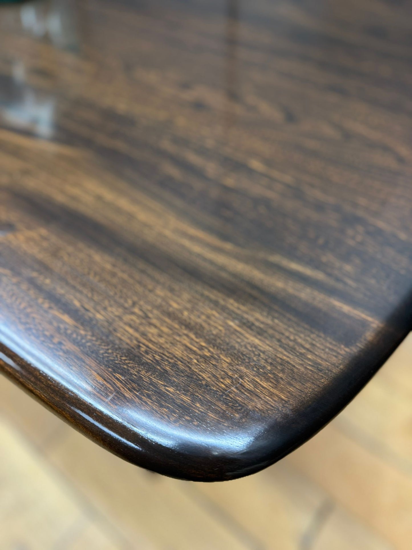 Vintage Ercol Solid Elm Refectory Dining Table – 152cm Long, Kitchen Table