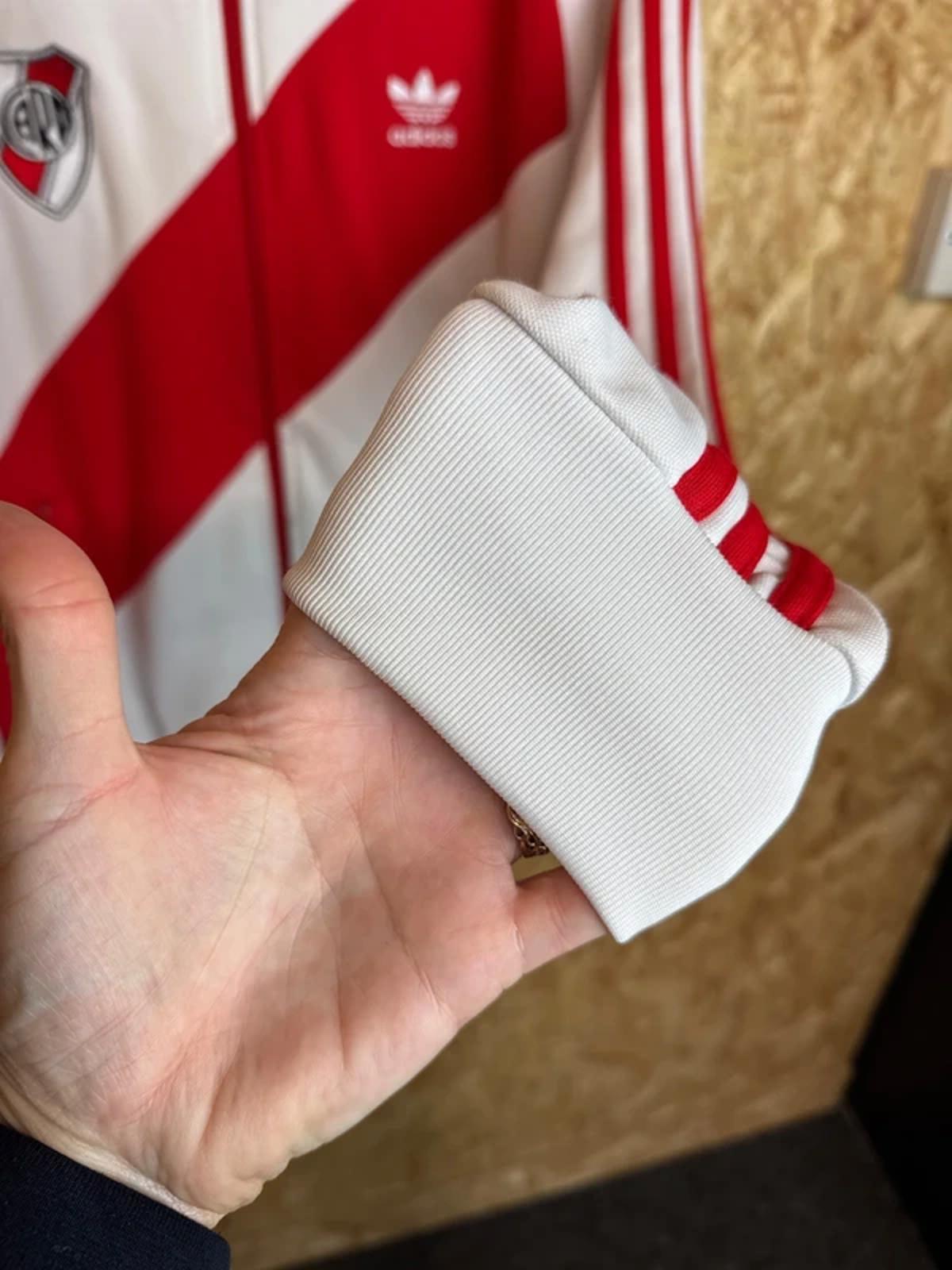 Vintage Adidas Originals Tracksuit Top River Plate Brazil XL #201