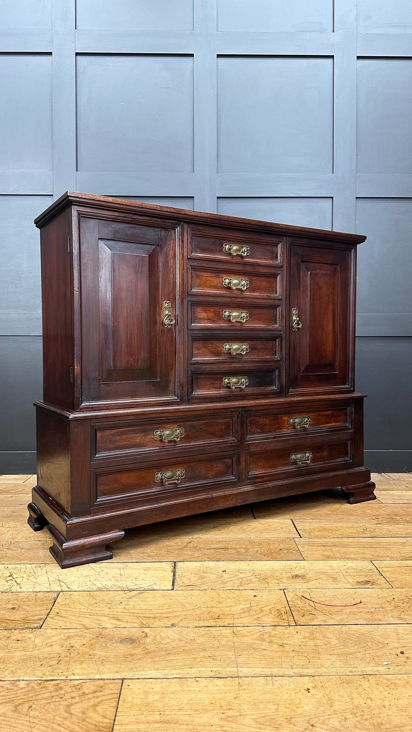 Victorian Sideboard / Antique Mahogany Chest Of Drawers / Antique Chest