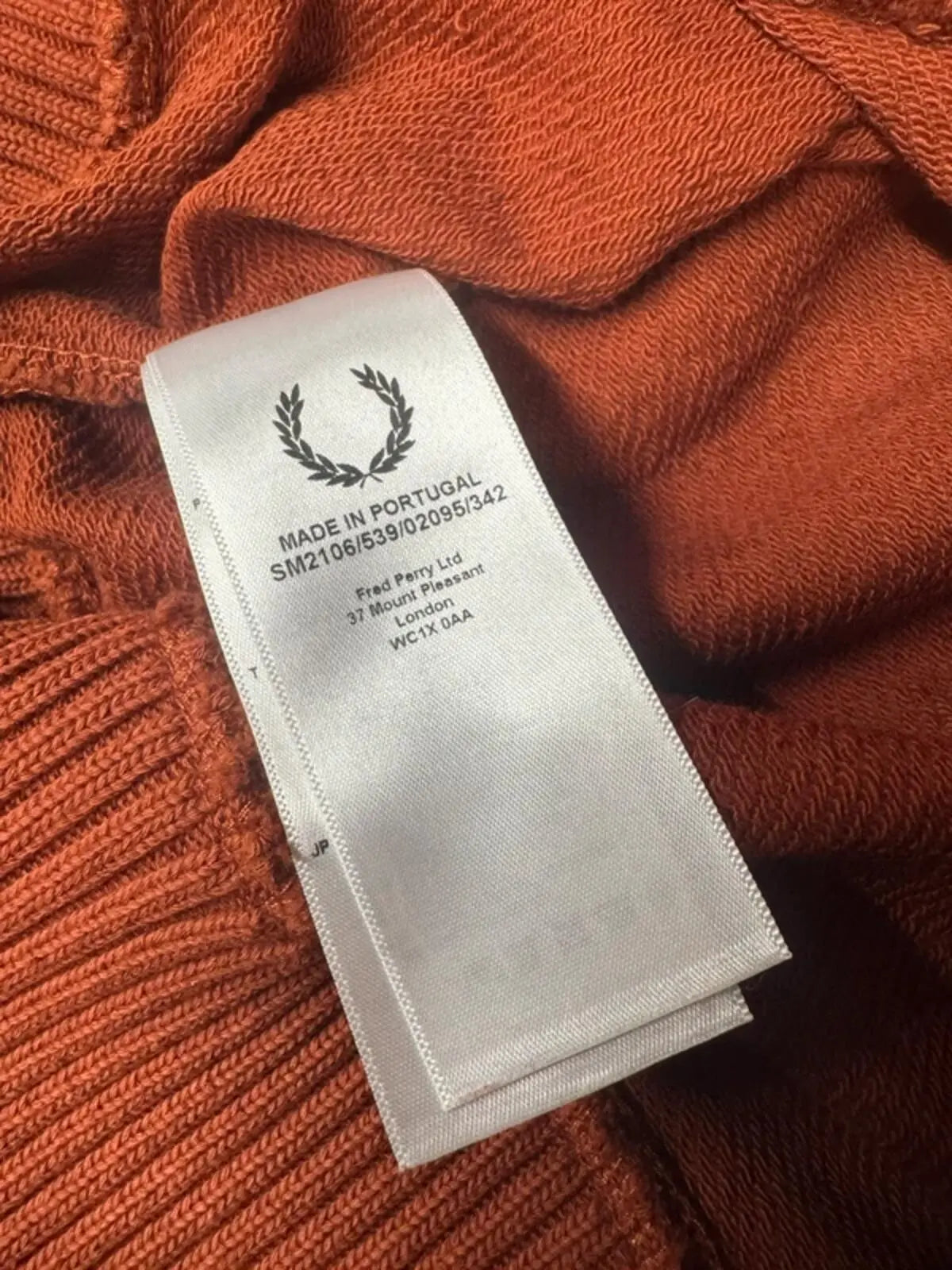 Fred Perry Raf Simons Collaboration Jumper sweatshirt Large #330 Raf Simons x Fred Perry
