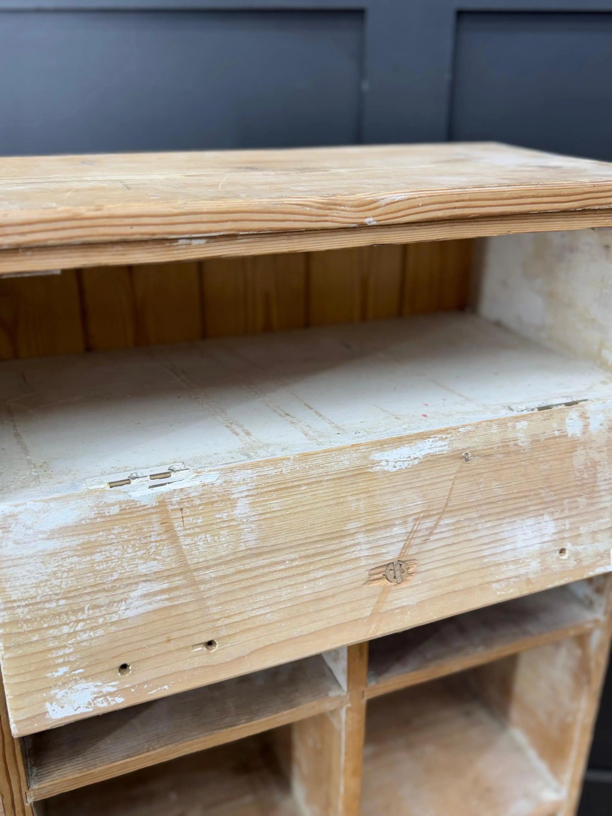 Rustic Pine Shoe Cupboard Pigeon Hole Cabinet Hall Storage Unit Drawer RUSTIC WAREHOUSE NORFOLK