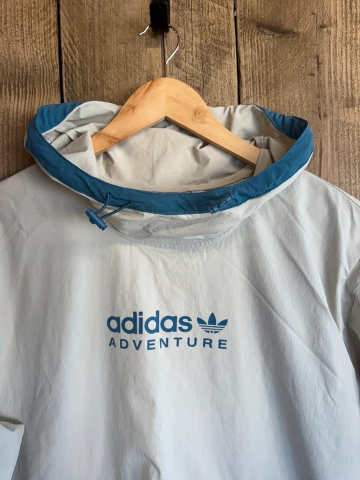 Adidas Adventure Men’s Jacket Coat Poncho Smock Festival Top Medium #347