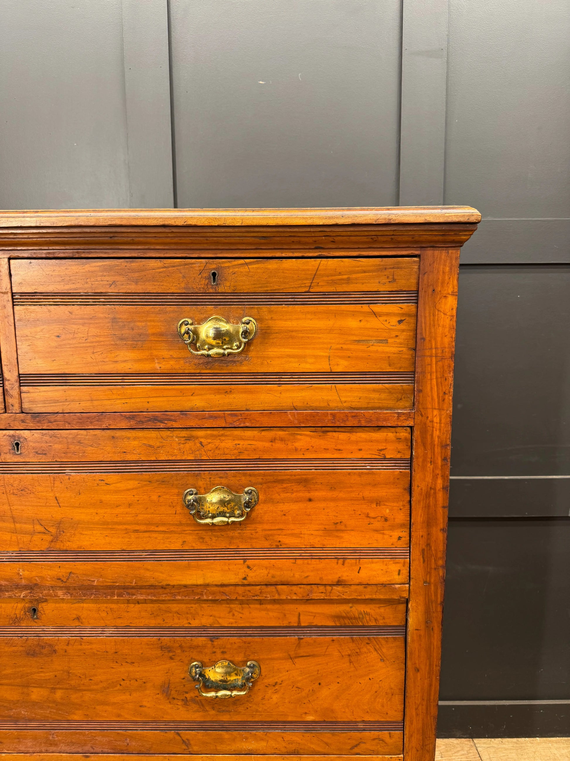 Antique Large Walnut Chest of Drawers Bedroom Storage Furniture Country House RUSTIC WAREHOUSE NORFOLK