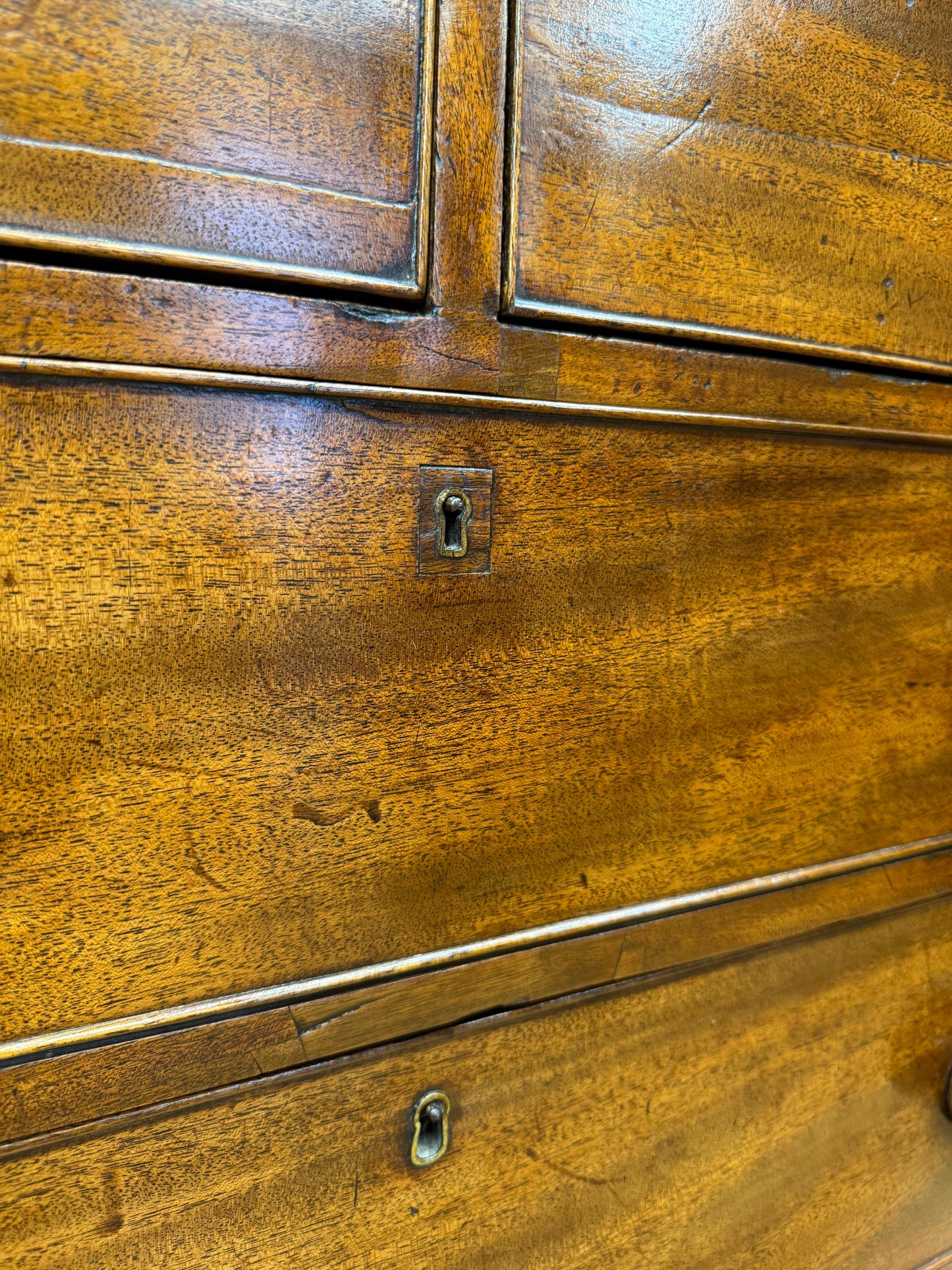 Georgian Mahogany Chest of Drawers Antique Bedroom Clothes Storage