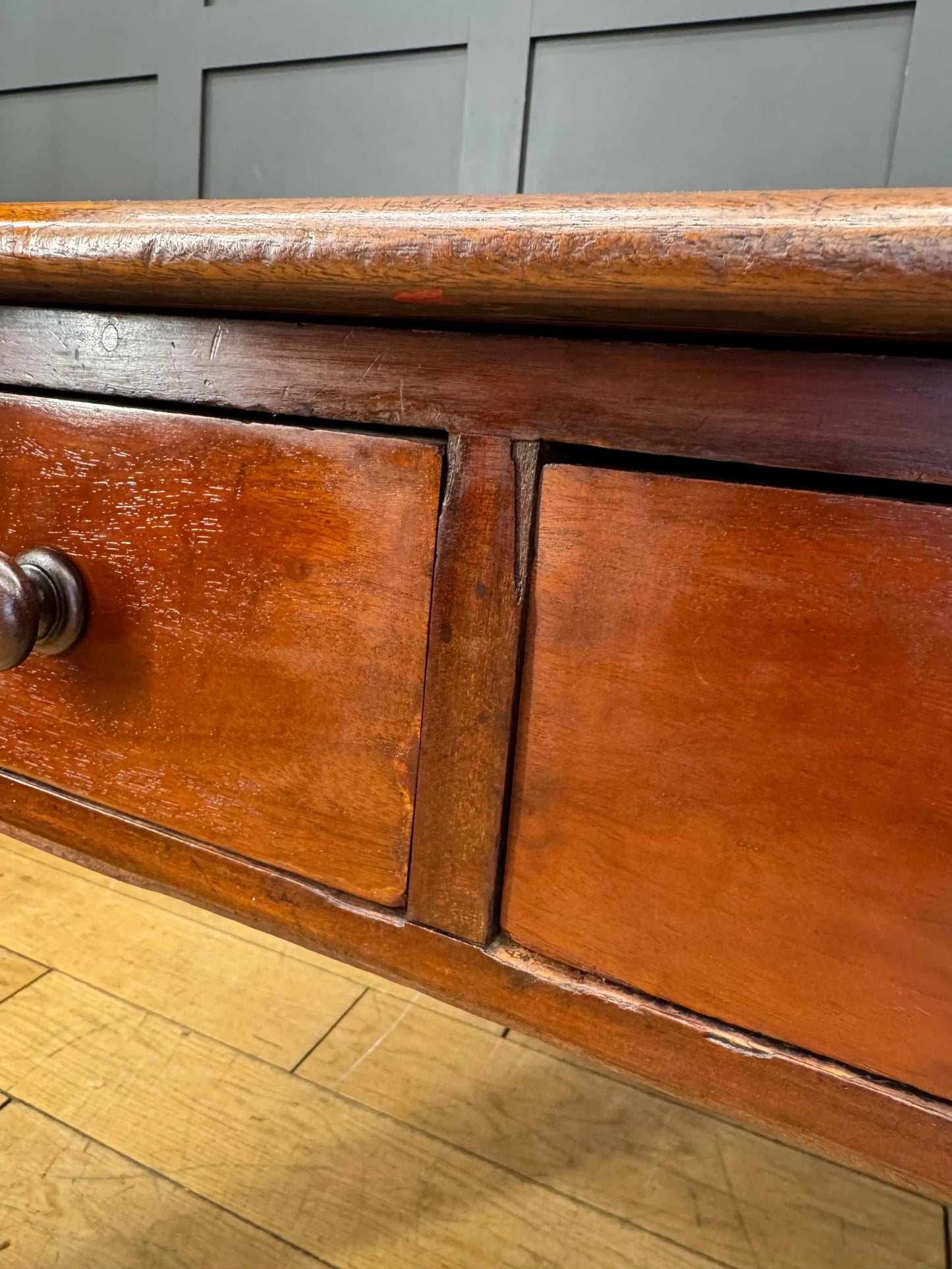 Antique Victorian Mahogany Library Table Desk Kitchen Dining Table With Drawers RUSTIC WAREHOUSE NORFOLK