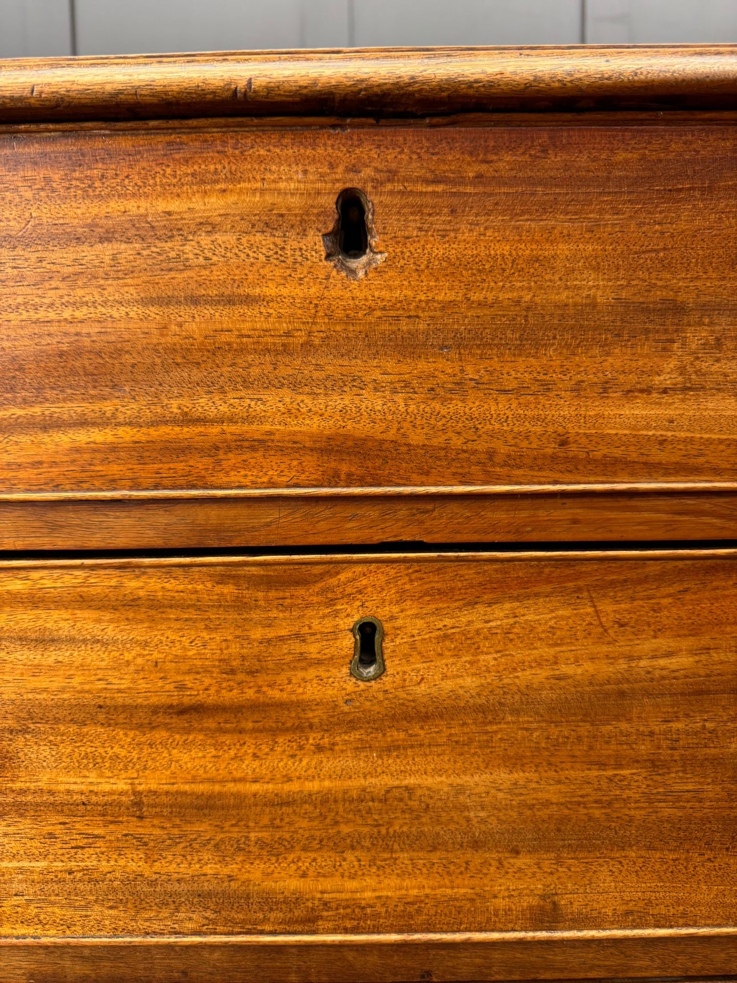 Antique Georgian Mahogany Chest of Drawers – Bedroom Dresser Storage Cabinet