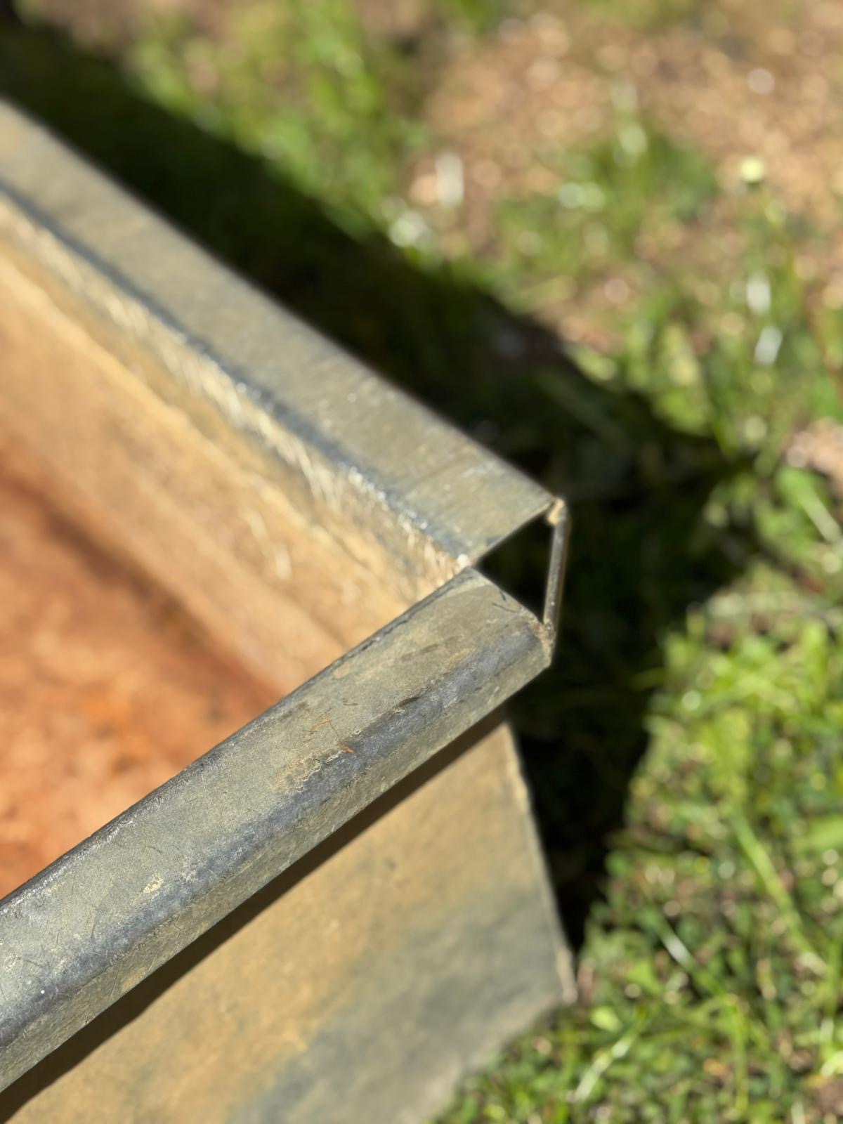 Reclaimed Galvanised Trough Large Planter /  Raised Flower Bed Plant Tree Pot EB