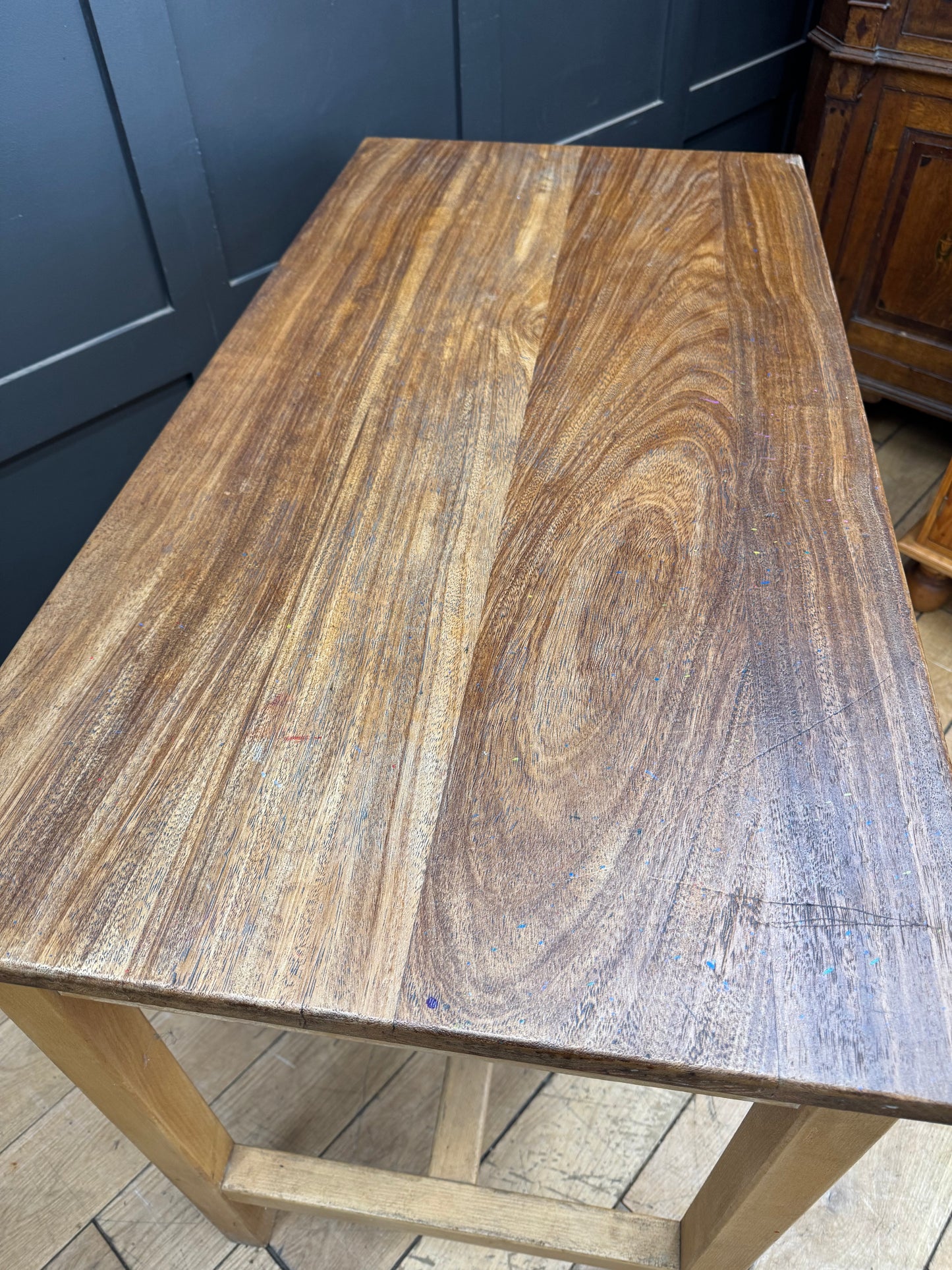 Vintage Science Bench / Dining Table  / Kitchen Table Island / School Art Bench