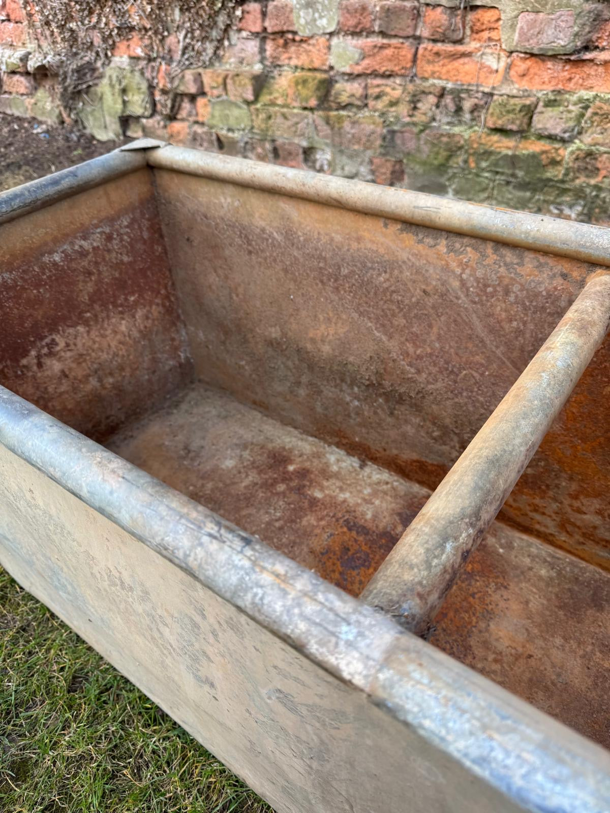 Reclaimed Galvanised Trough Planter /  Raised Bed Plant Tree Shrub Herb Pot BB