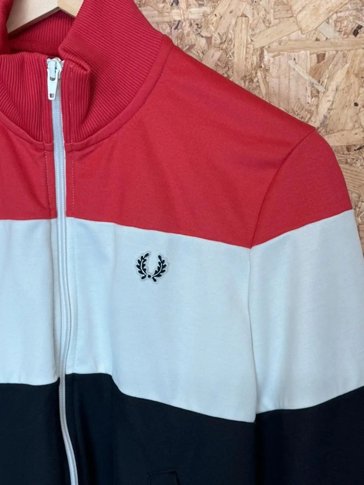 Vintage Womens Fred Perry Tracksuit Top , Size 10 #187 Fred Perry