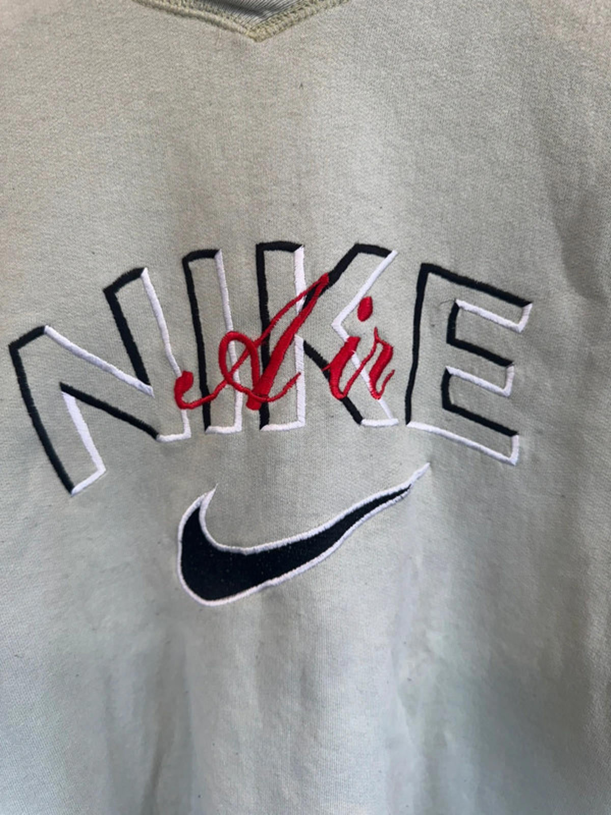 Vintage Late 80s / Early 90s Nike Air Men’s Jumper Top Sweater Sweatshirt XL