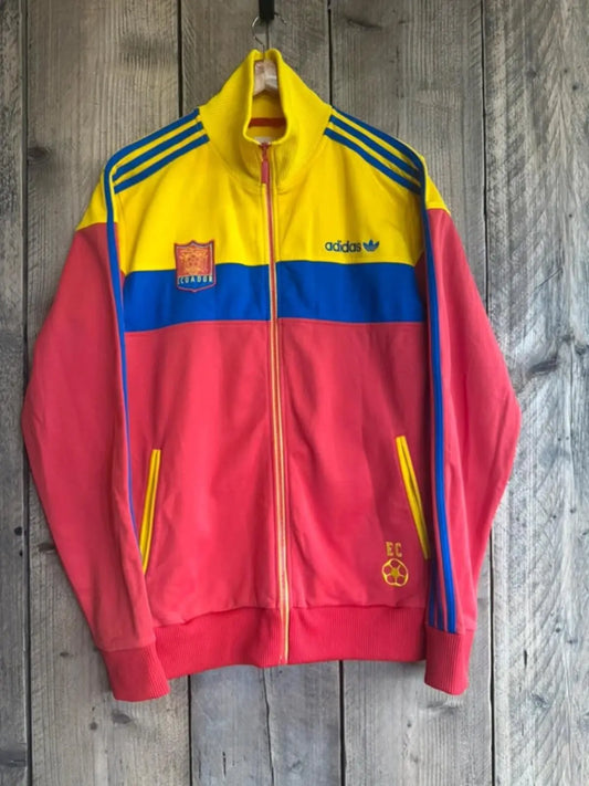 Vintage Adidas Originals Ecuador Tracksuit Top Large #359