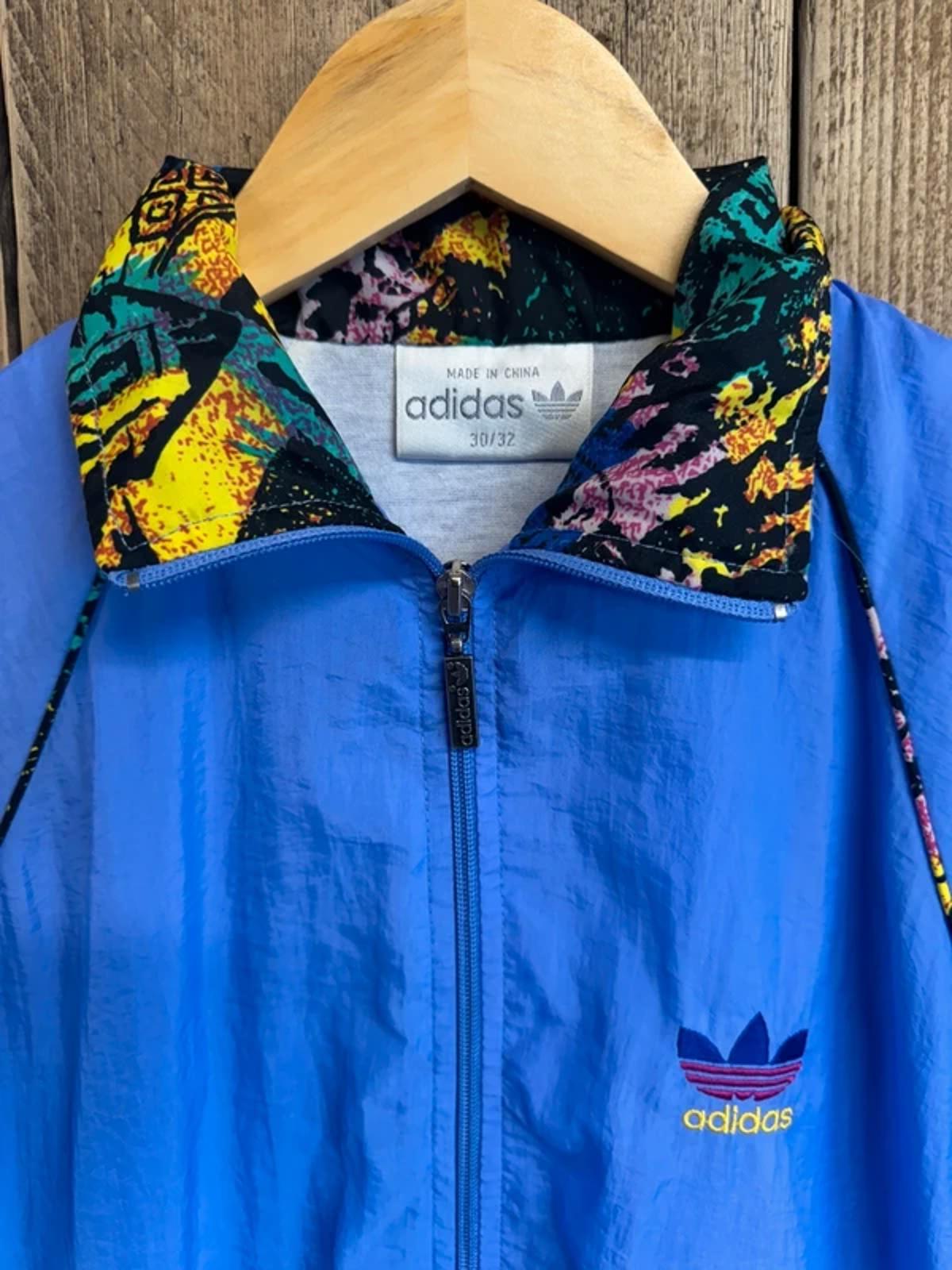 Vintage 1980s Women’s Adidas Shell Suit Tracksuit Top medium 10/12