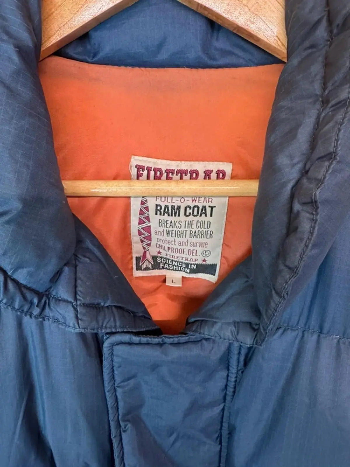 Vintage 1990s Firetrap Puffer Jacket , Bodywarmer , Men’s or women’s Large, #193 Firetrap