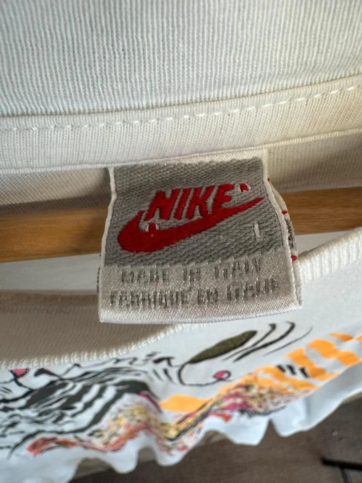Vintage Nike Tennis T-Shirt Top Late 80s / Early 90s Large #343 Nike