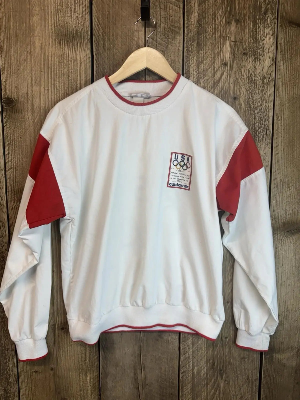 Rare Vintage  Adidas Original Men’s Jumper USA OLYPICS 1988 Top Sweater Medium adidas