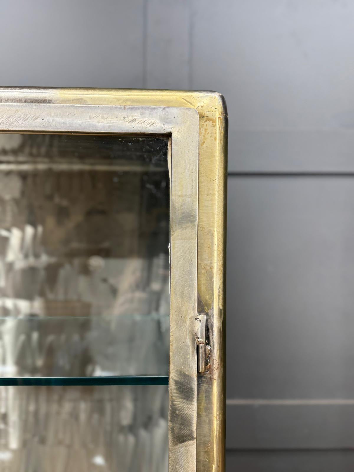 Industrial Medical Display Double Cabinet – Shop Display / Apothecary Bathroom