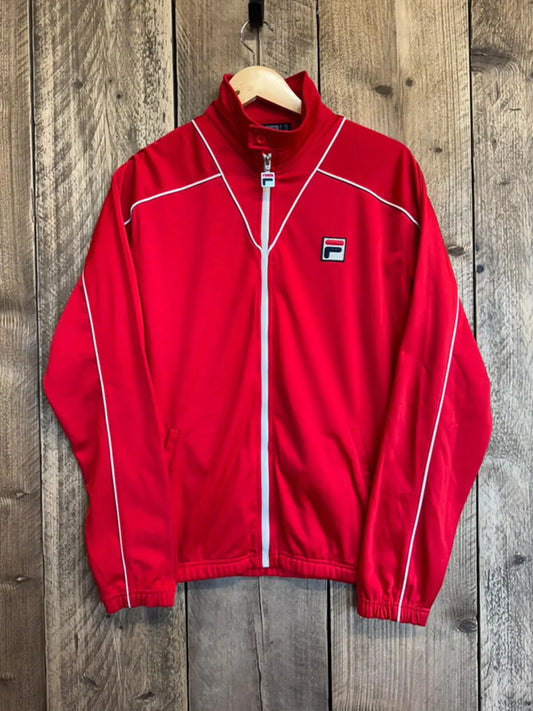 Vintage Fila Tracksuit Top Men’s Medium Made in Italy Football Terrace Clothing Fila