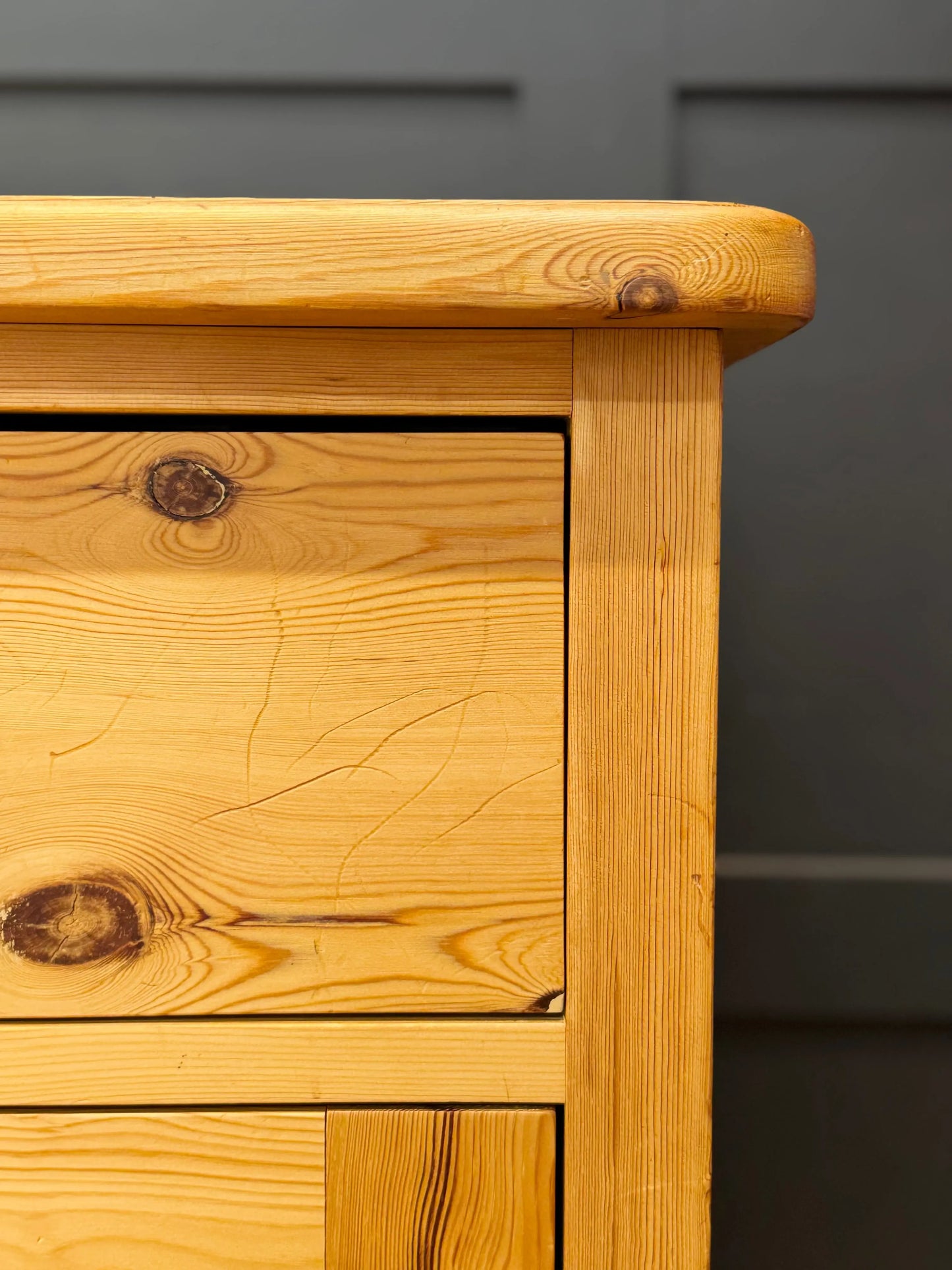 Large Solid Pine Kitchen Sideboard 4 Door 4 Drawer Rustic Farmhouse