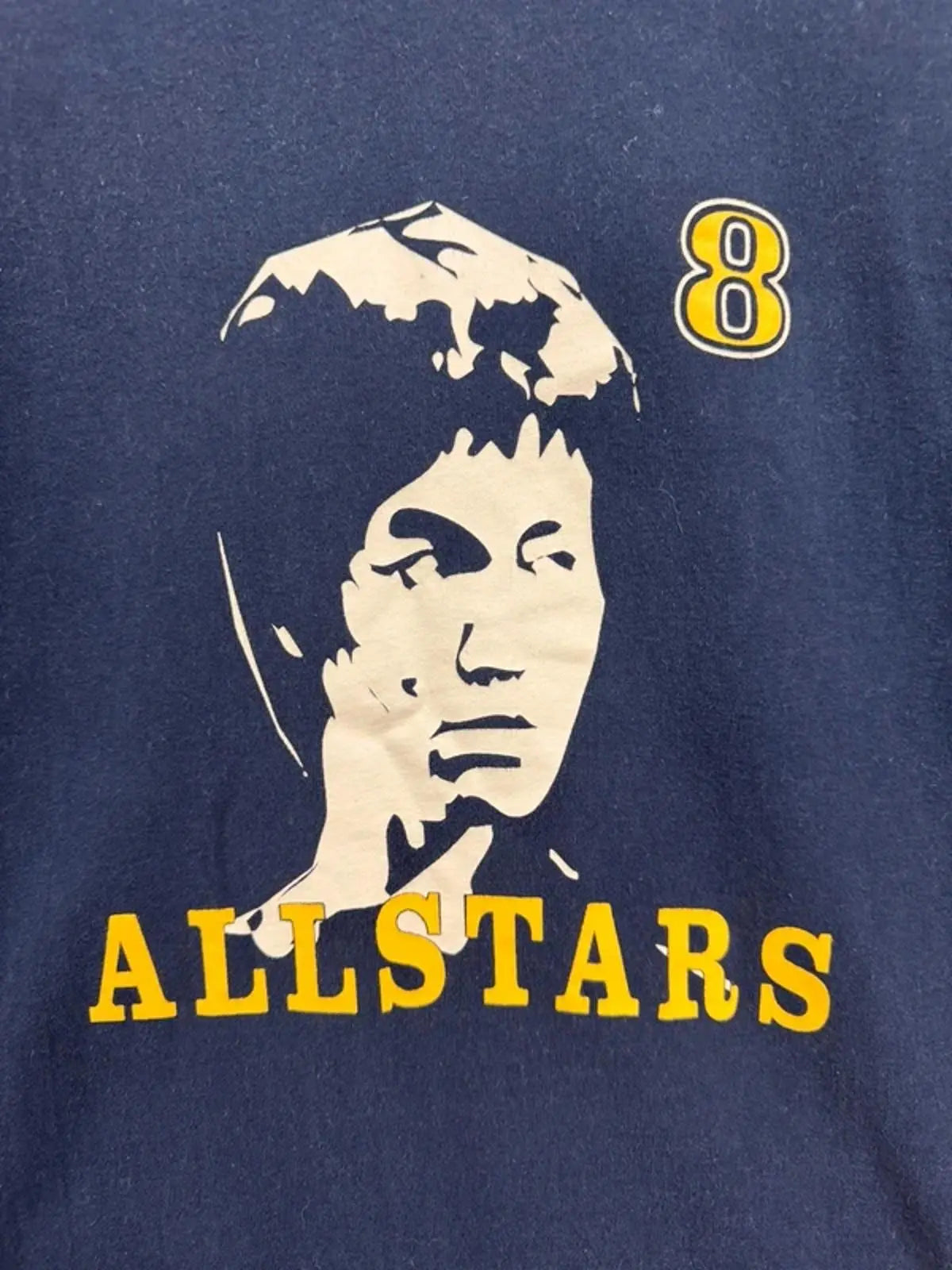 Vintage Ringspun Allstars Bruce Lee 8 T-Shirt Medium Ringspun