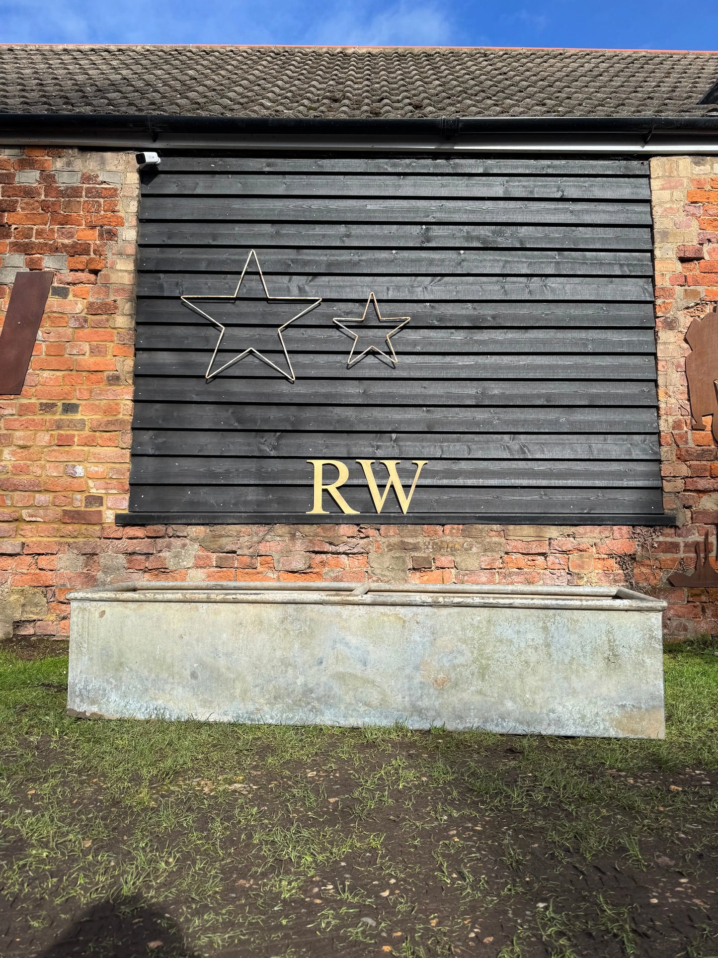 Reclaimed Galvanised Trough Large Planter /  Raised Flower Bed Plant Tree Pot W1 RUSTIC WAREHOUSE NORFOLK