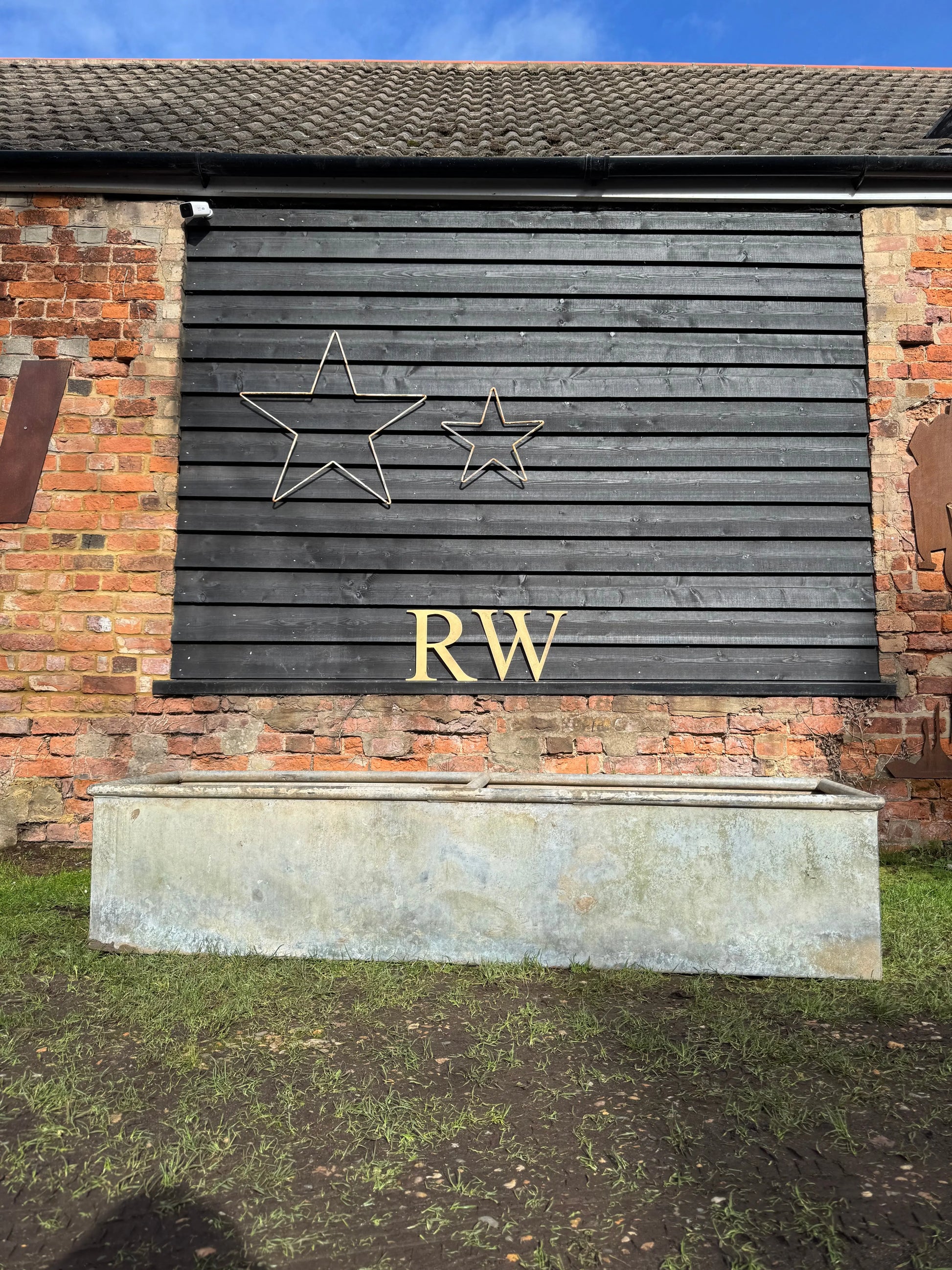 Reclaimed Galvanised Trough Large Planter /  Raised Flower Bed Plant Tree Pot W1 RUSTIC WAREHOUSE NORFOLK