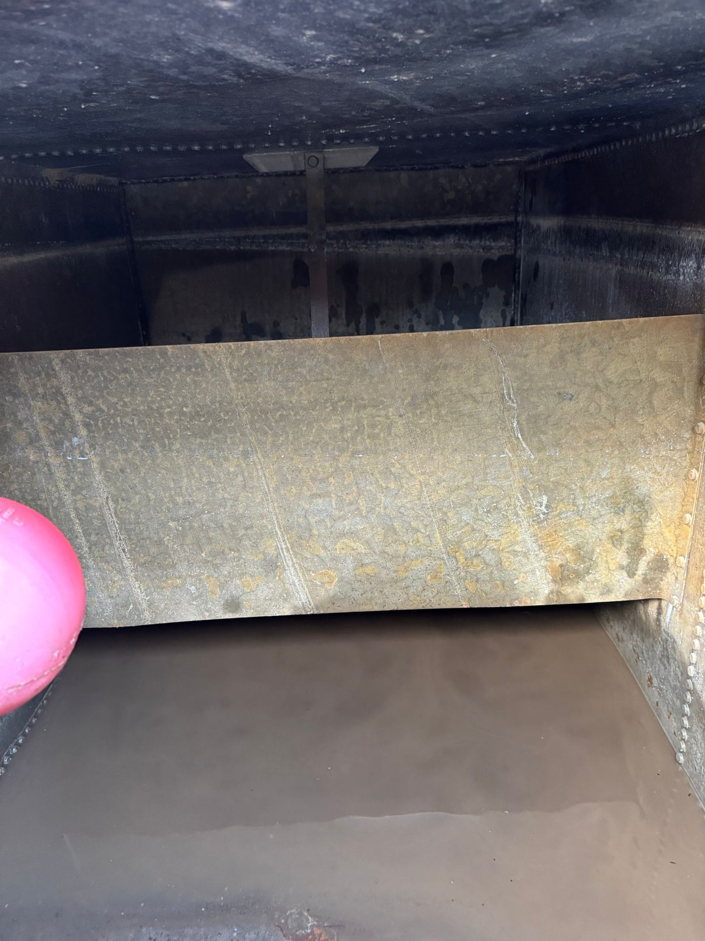 Very Large Riveted Galvanised Water Tank with Top Planter Pond Salvaged Reclaim