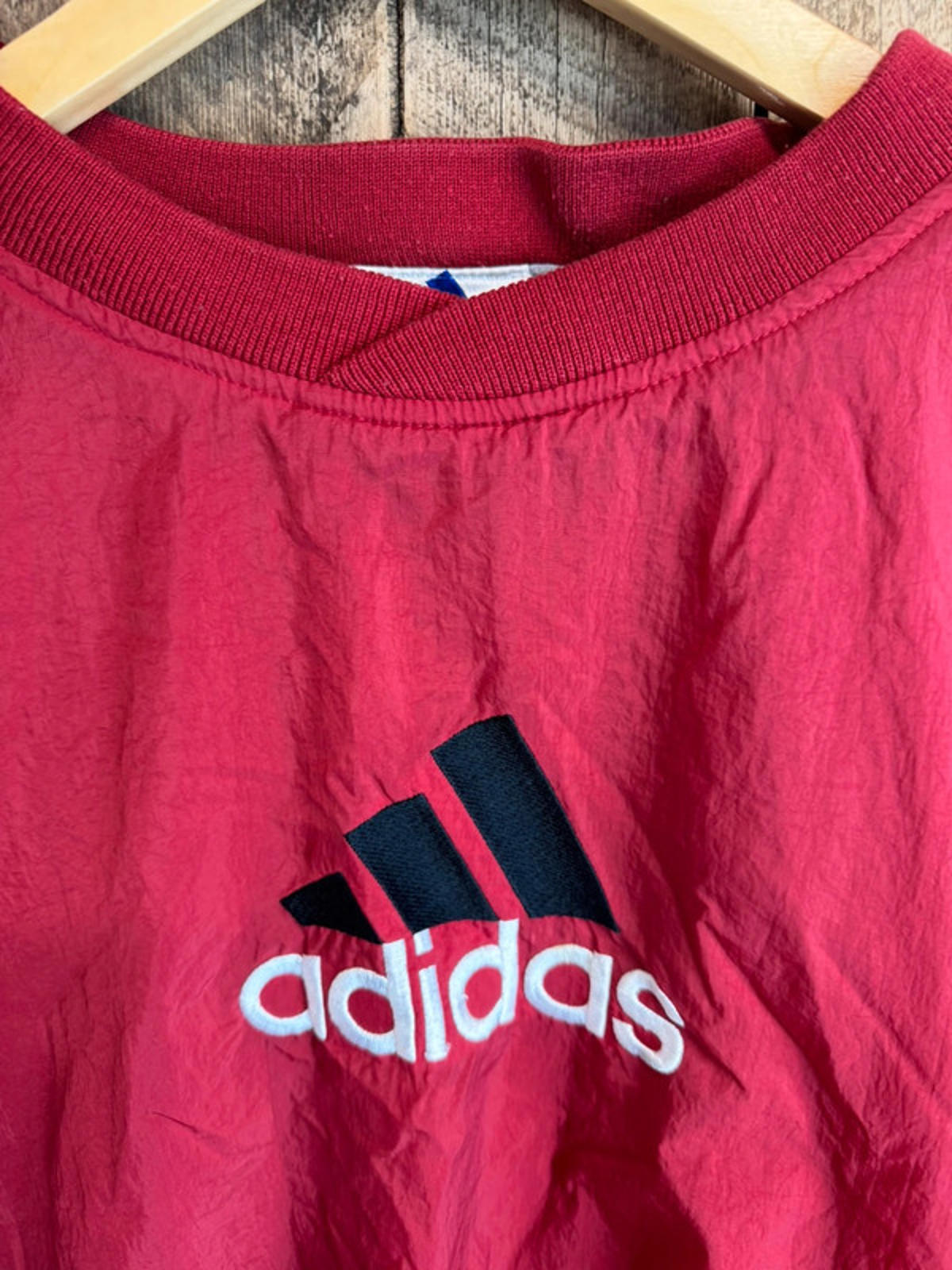 Vintage Adidas 90s Retro Drill Tracksuit Top Jumper XL