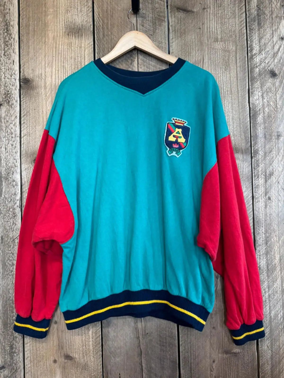 Adidas 80's Embroidered Logo Sweatshirt Jumper Top Sweater Men’s XL adidas