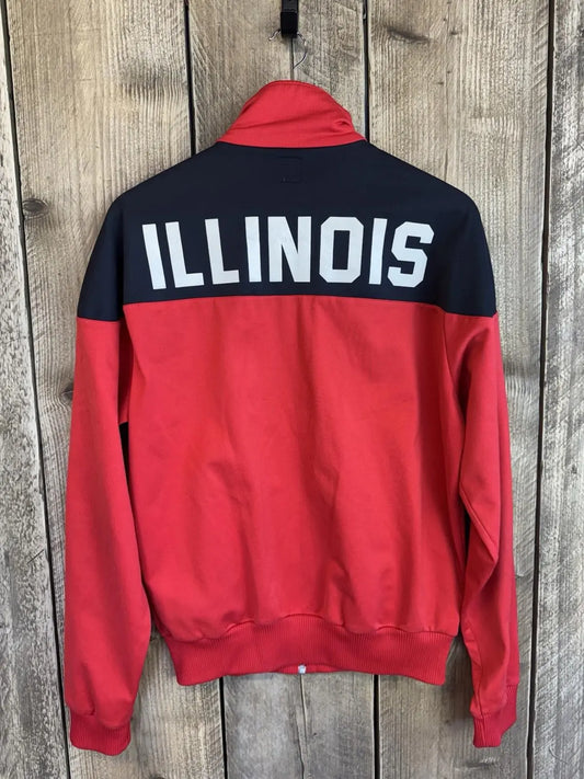 Vintage Rare Adidas Illinois Originals Men’s Tracksuit Top Large Retro adidas
