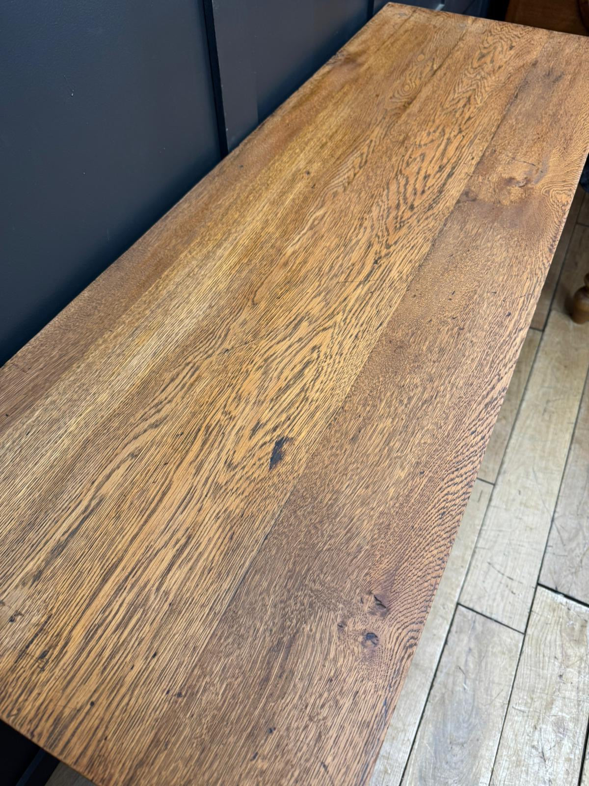 Arts & Crafts Oak Sideboard Dresser Base with Drawers and Cupboard