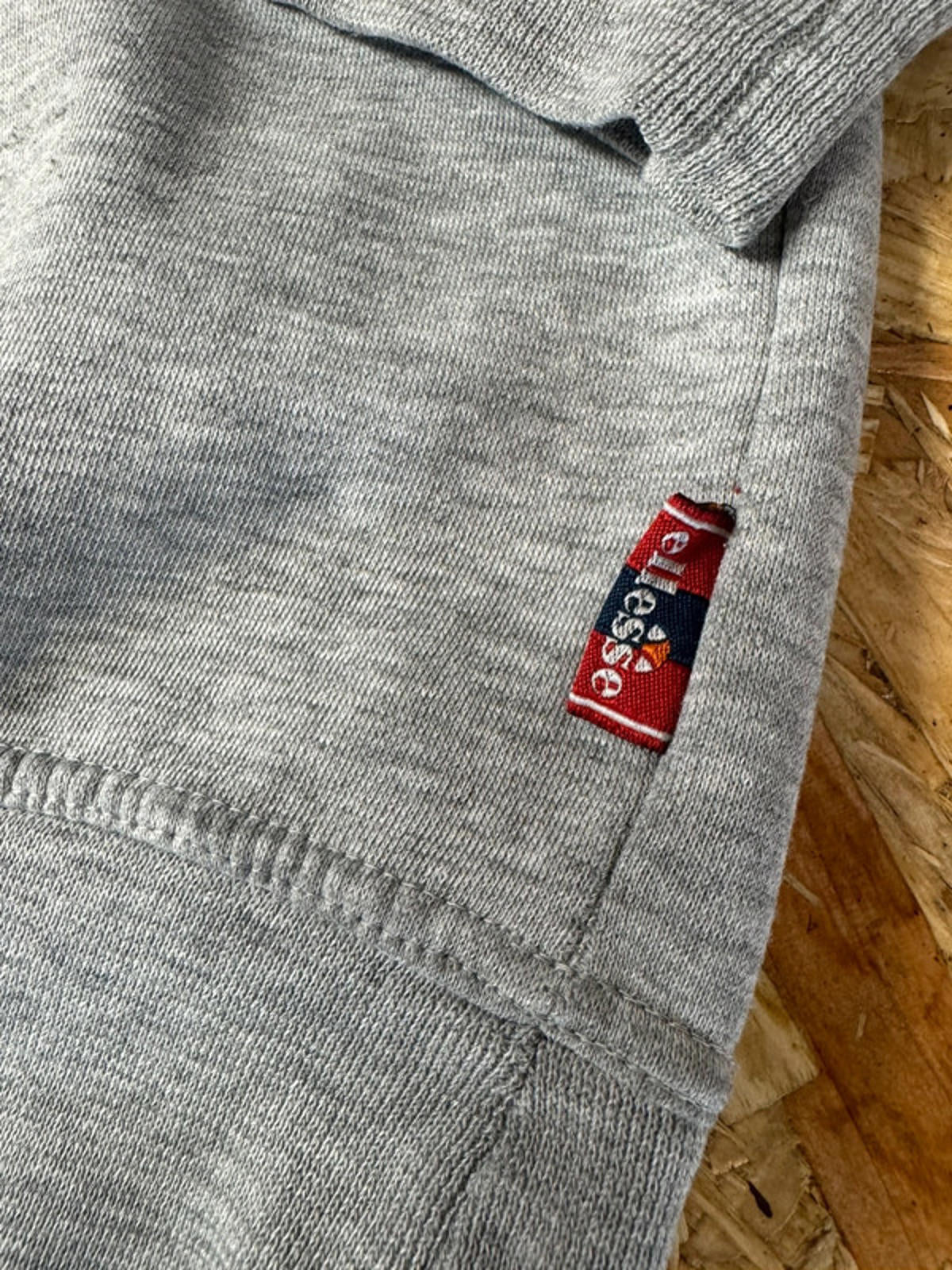 Vintage 90s Ellesse Grey Spell Out Jumper Top Sweater Unisex Men’s Womens Medium