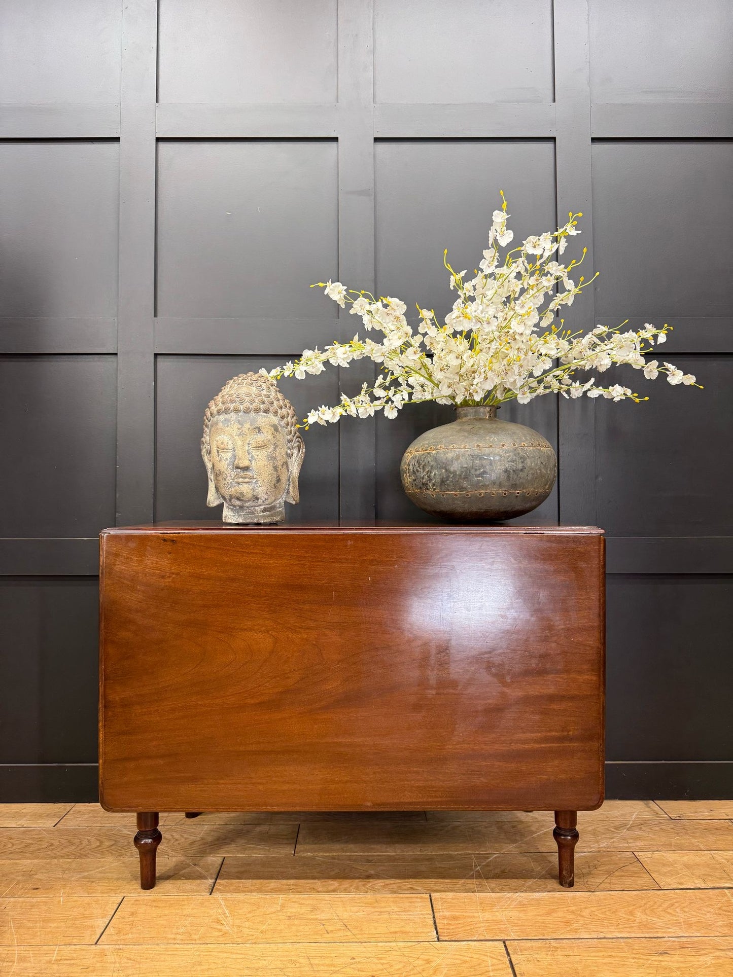 Antique Extending Mahogany Dining Table / Drop Leaf Sideboard / Ocassional