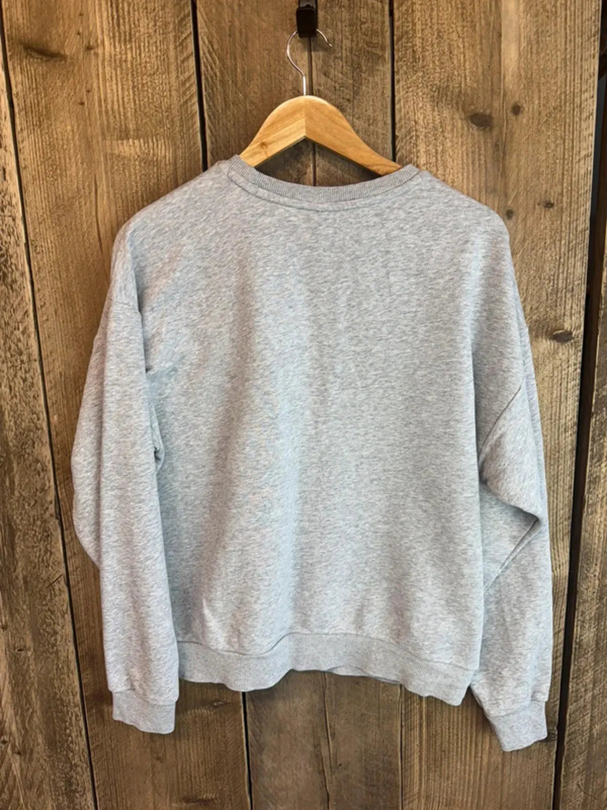 Women’s Vintage Puma Grey Spell Out Jumper Sweater Sweatshirt Size 16 PUMA