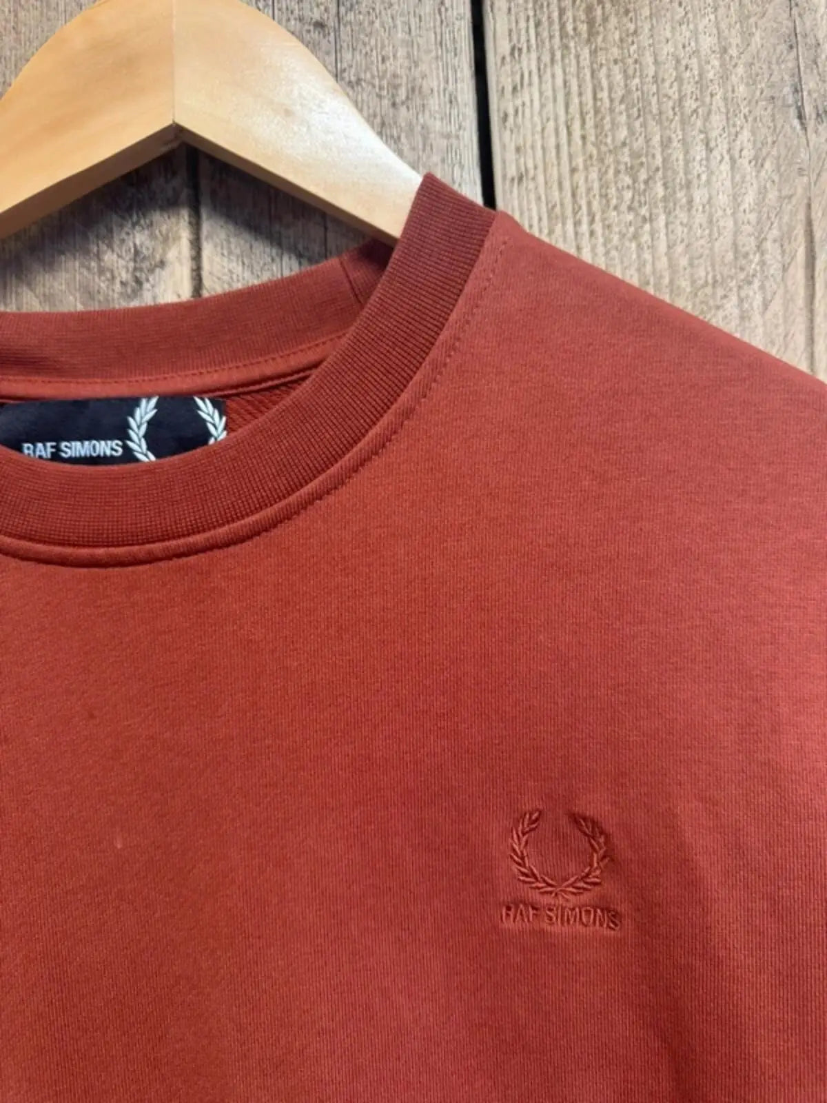 Fred Perry Raf Simons Collaboration Jumper sweatshirt Large #330 Raf Simons x Fred Perry